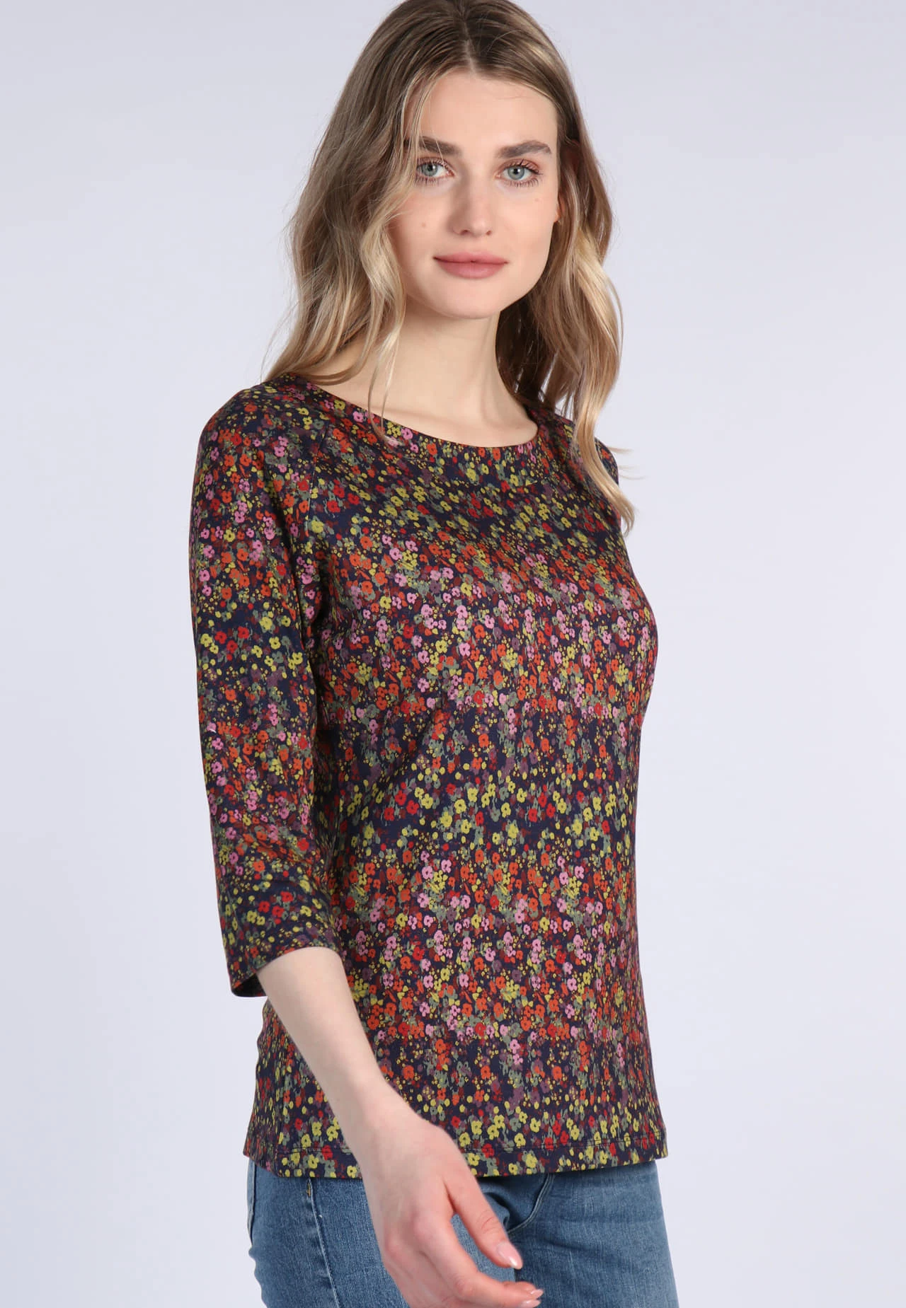 Shirt Zoa Flower Confetti- Thyme – Bild 3