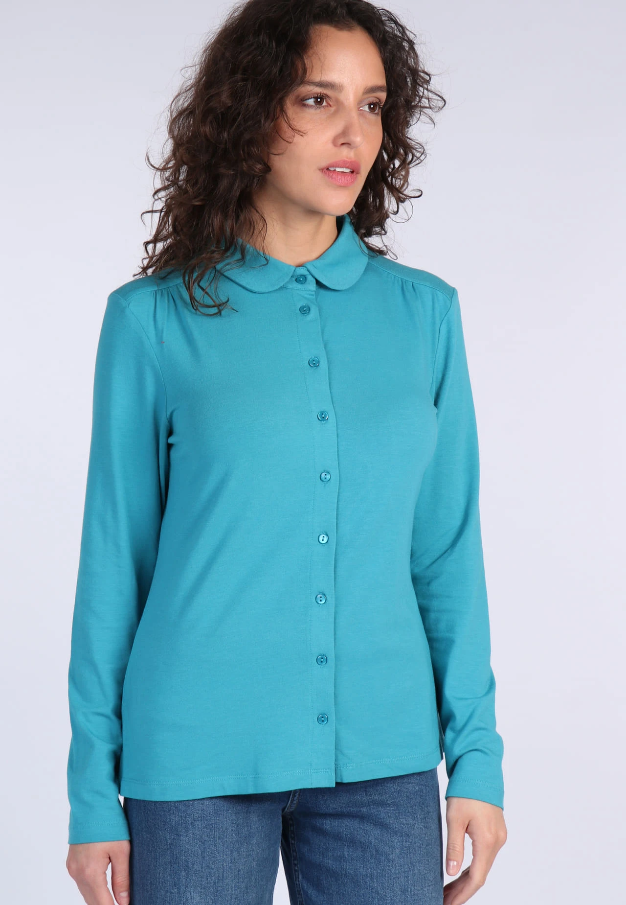 Bluse Andya - Sapphire – Bild 3