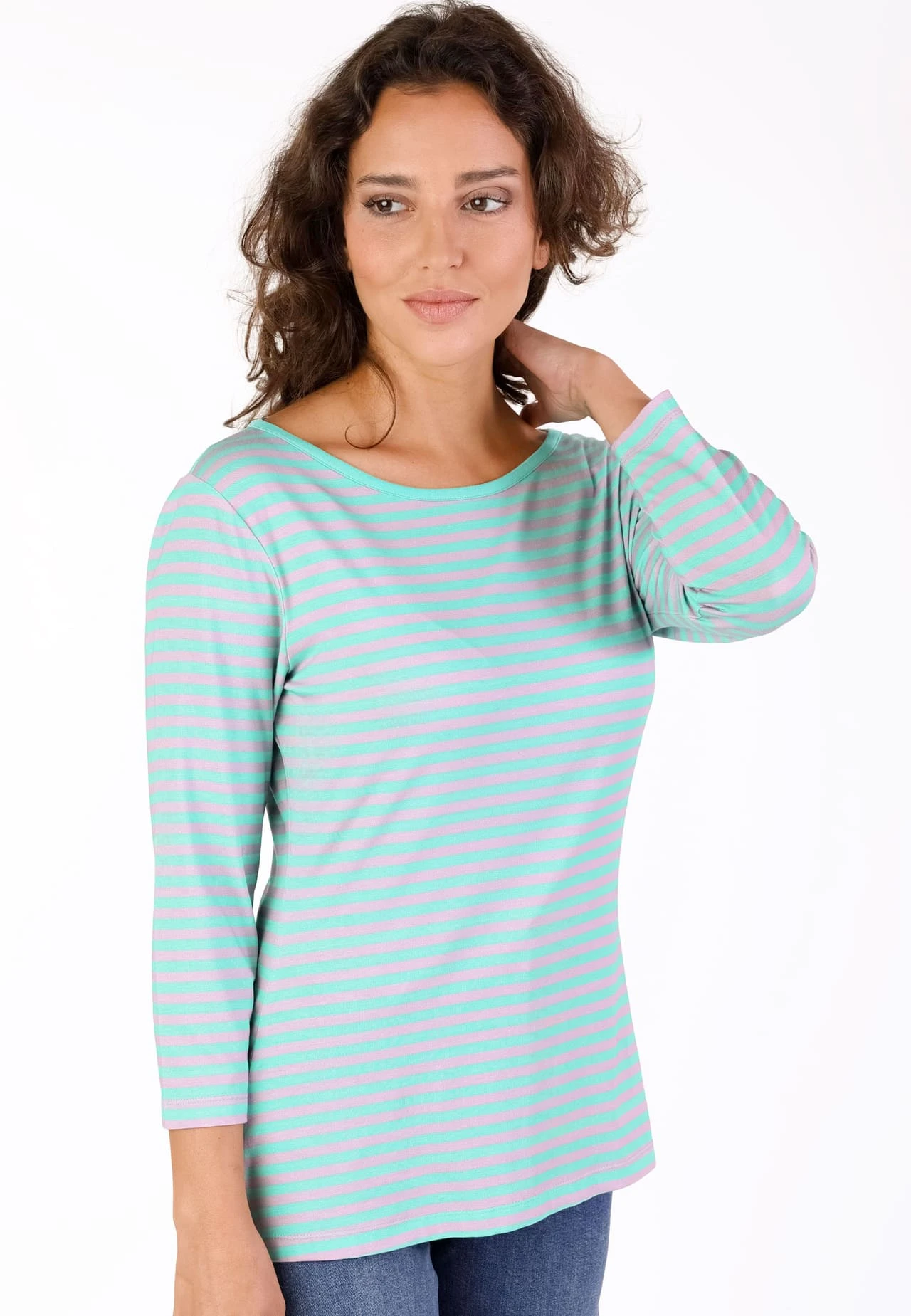 Shirt Ailina Stripe - Atlantis – Bild 3