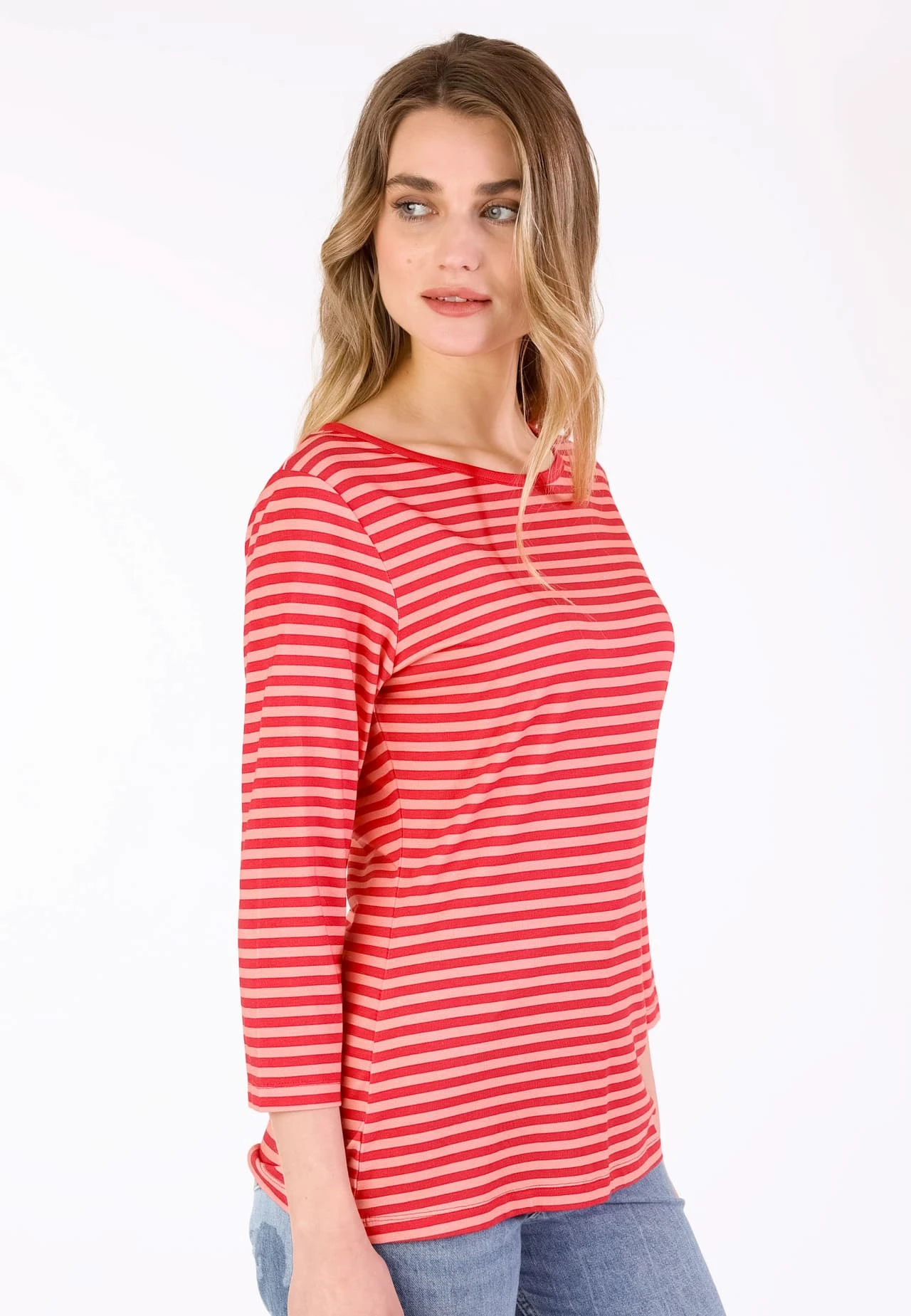 Shirt Ailina Stripe - Poppy – Bild 3