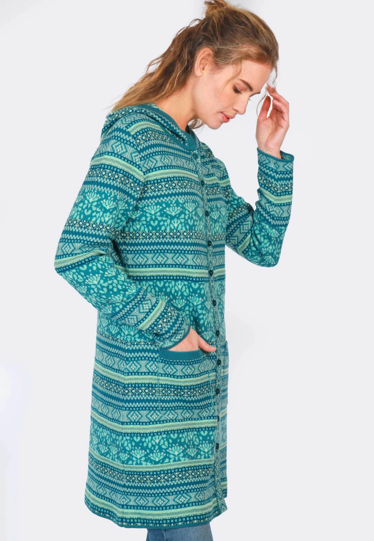 Strickmantel Jordis Garland - Peace – Bild 3