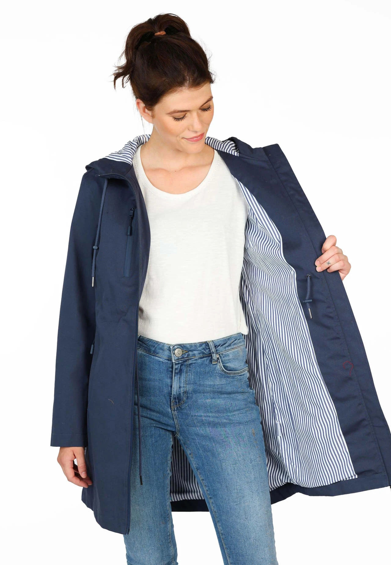 Mantel Venla - Navy – Bild 3