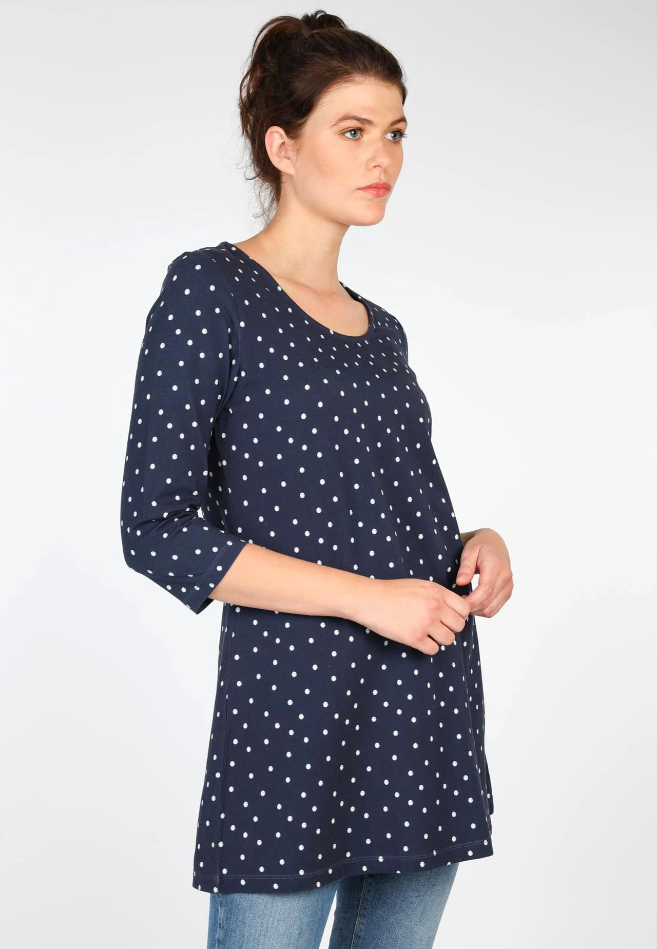Tunika Jumana Dot- Navy – Bild 3