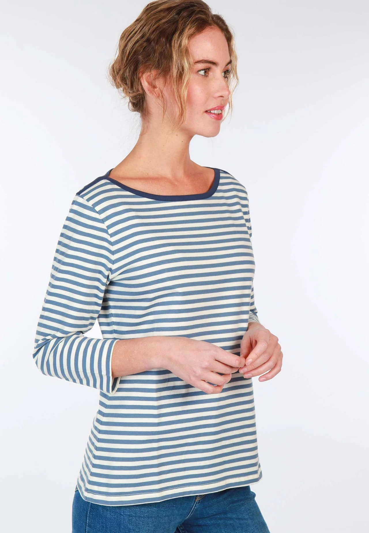 Shirt Daria - Swedish Blue – Bild 3