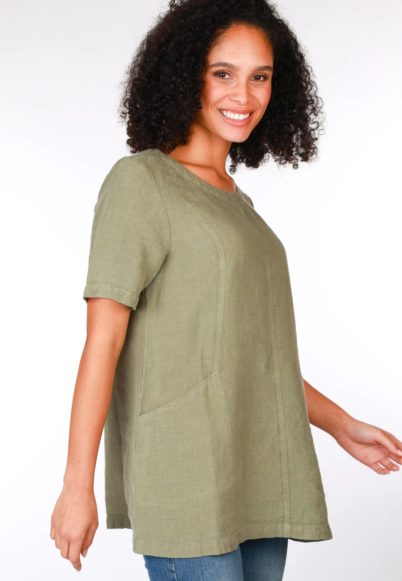 Tunika Jeike - Olive – Bild 3