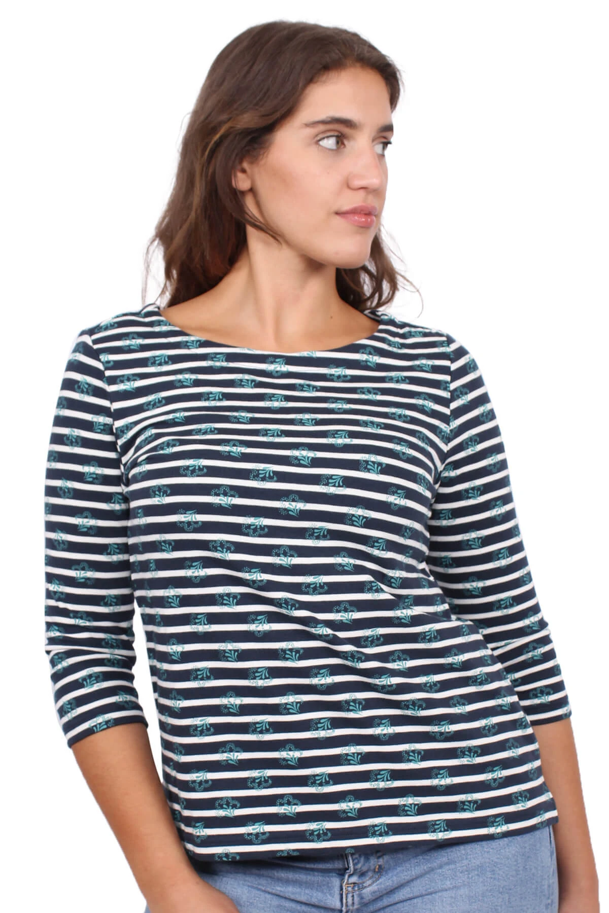 Sweater Holma Print - Navy – Bild 4