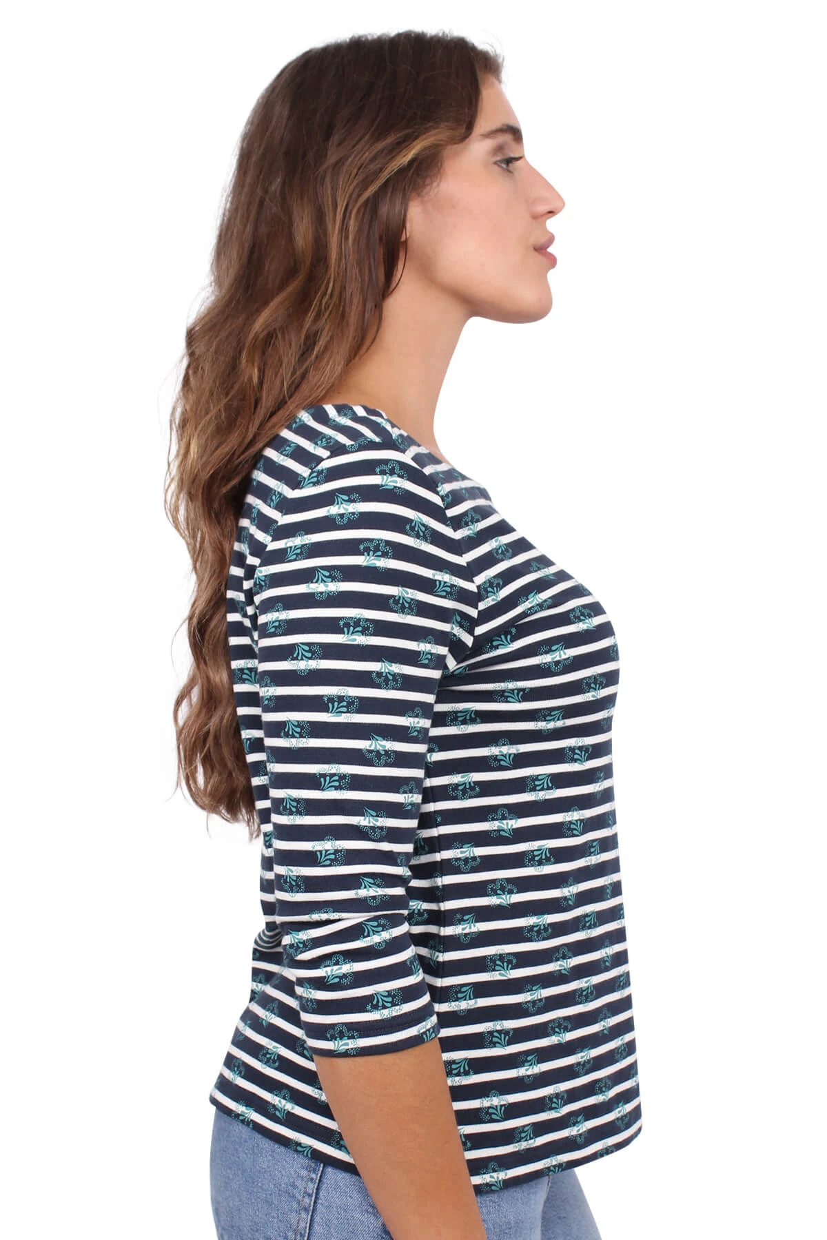 Sweater Holma Print - Navy – Bild 5