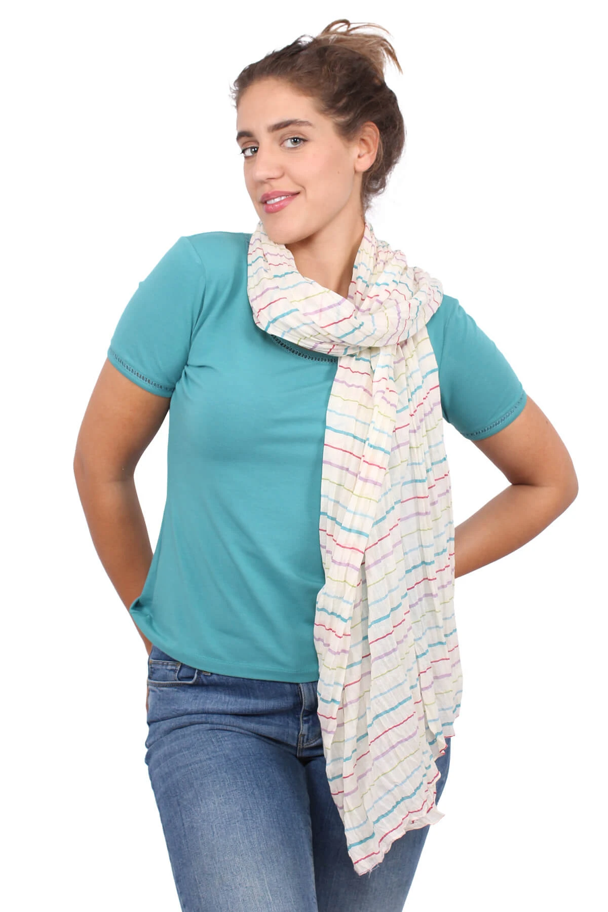 Tuch Eali - Ivory – Bild 3