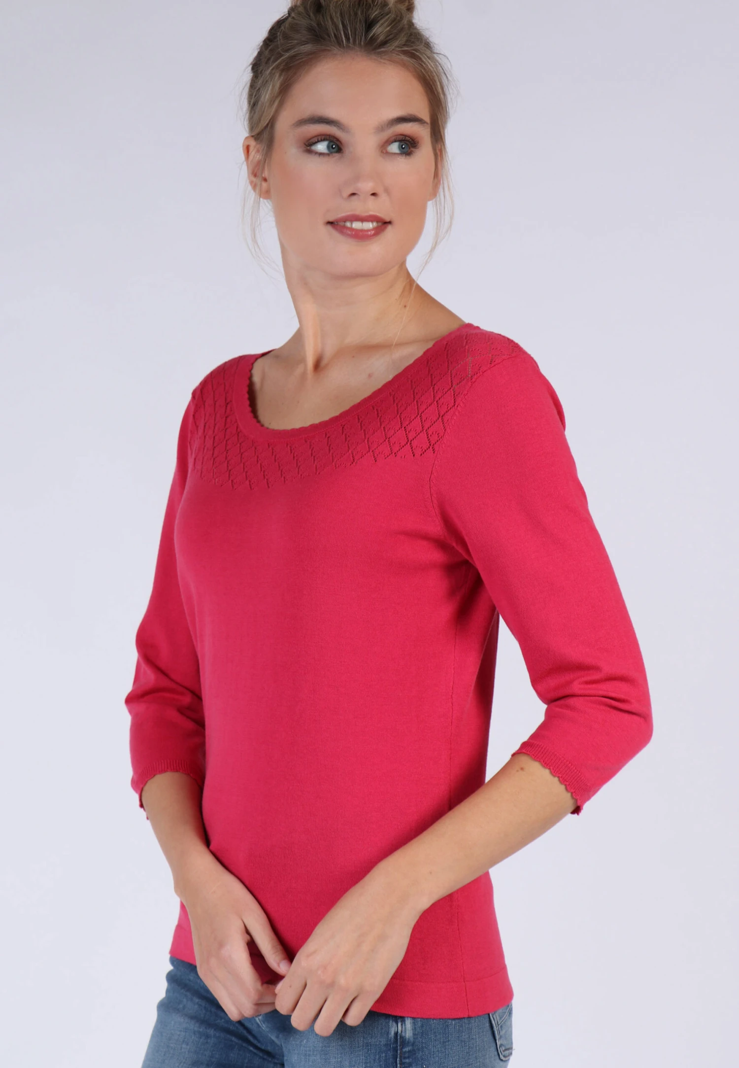 Strickpullover Dafne- Pink – Bild 4