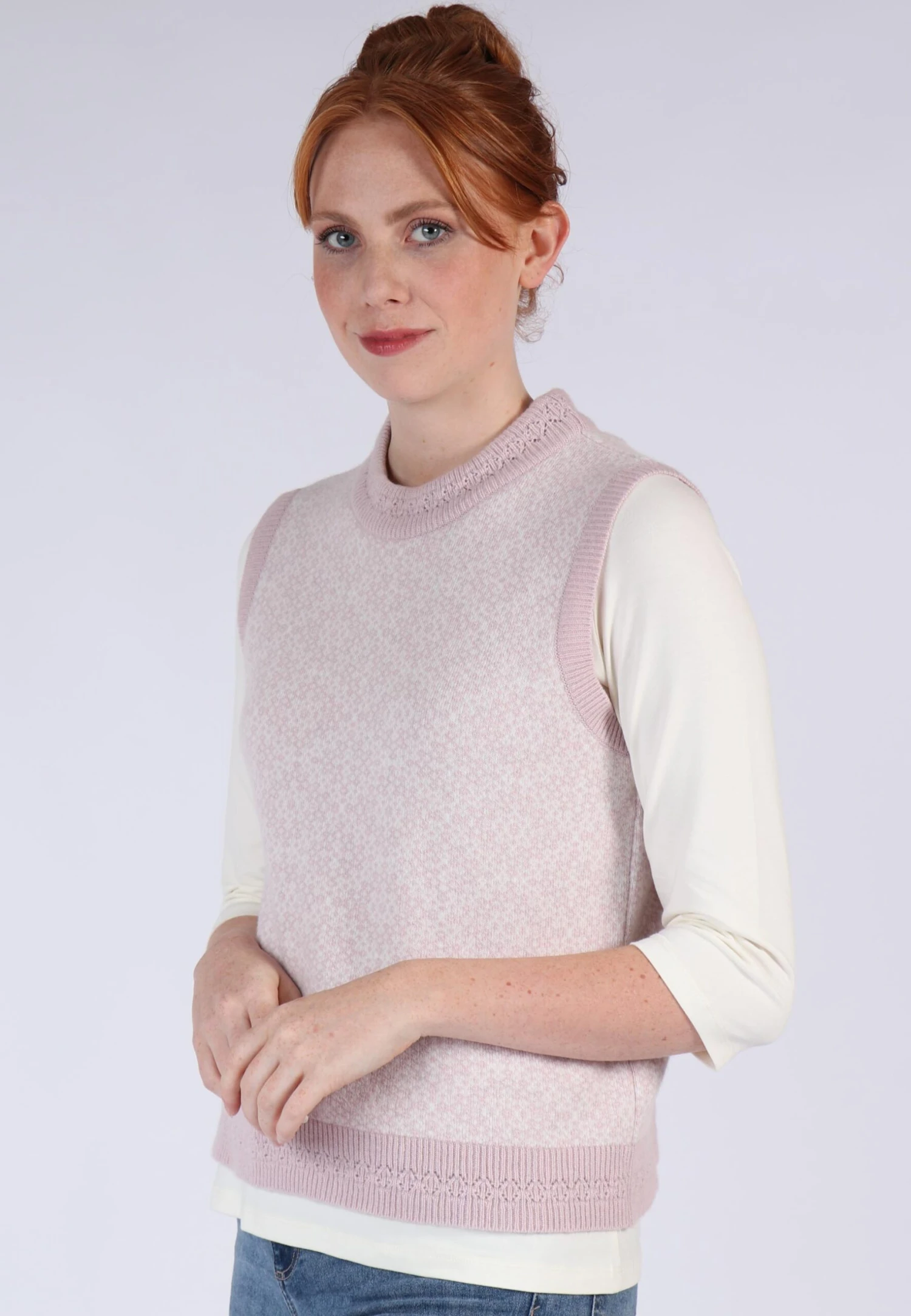 Strickpullunder Rosalie - Rose – Bild 4