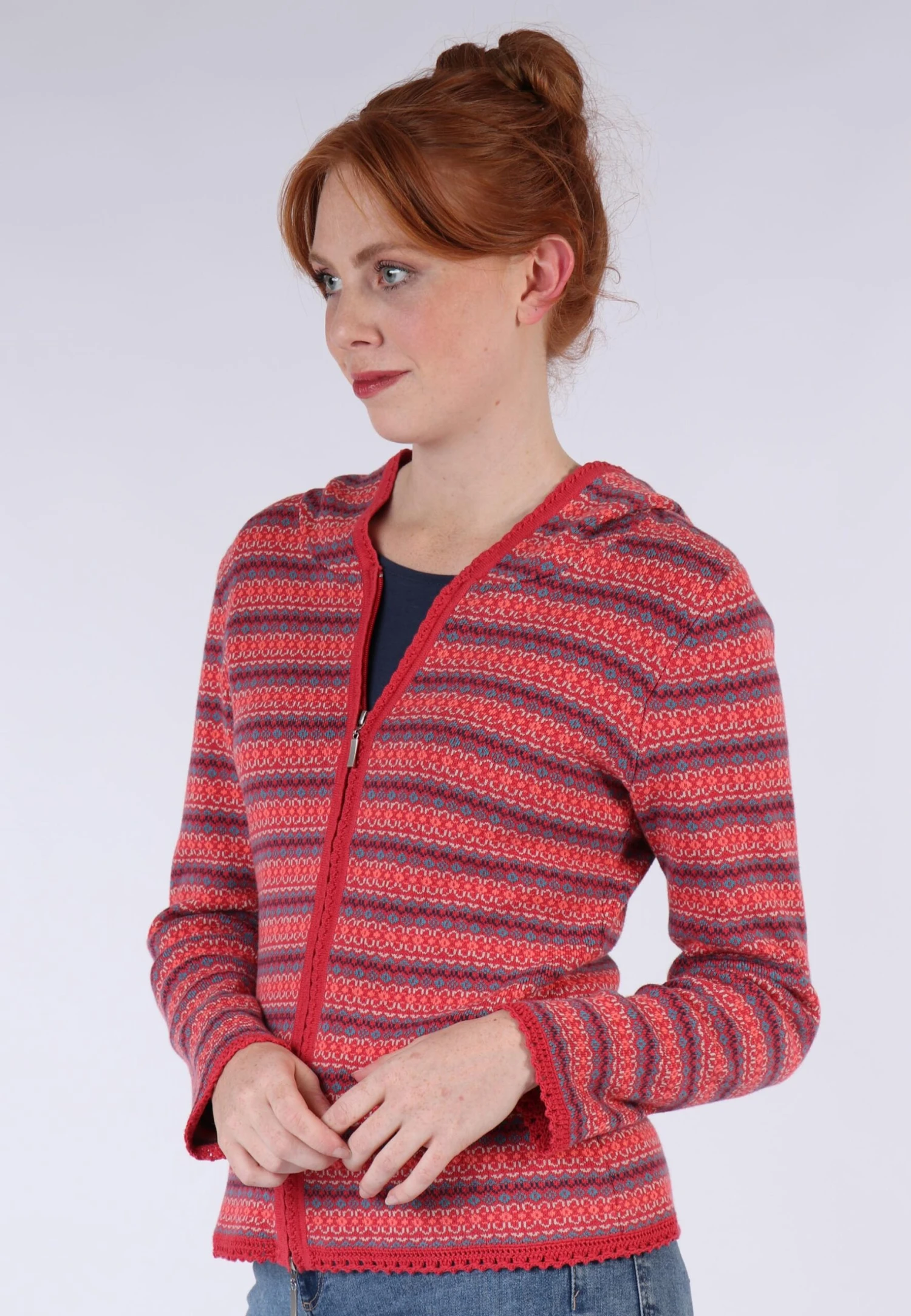 Strickjacke Katleen- Cardinal – Bild 4