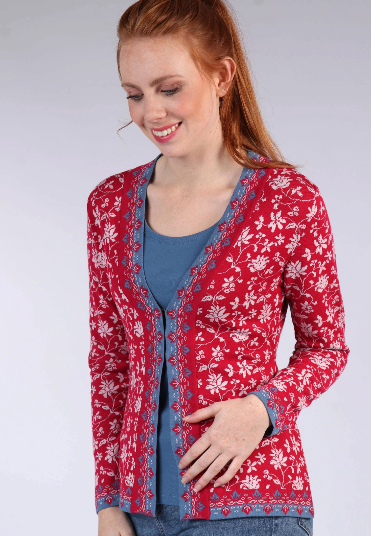 Strickjacke My - Rubin – Bild 4