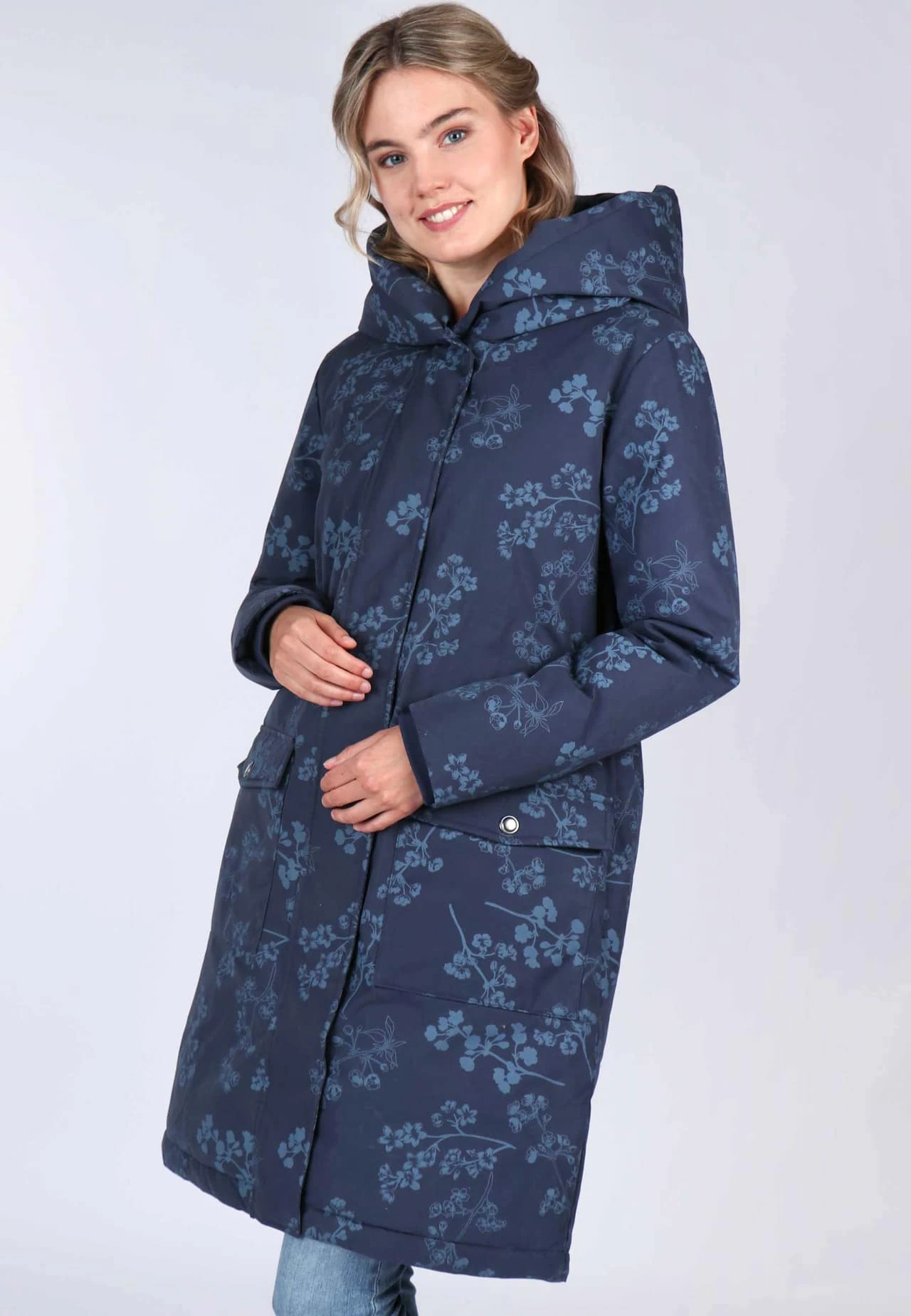 Mantel Lionnea - Navy – Bild 4