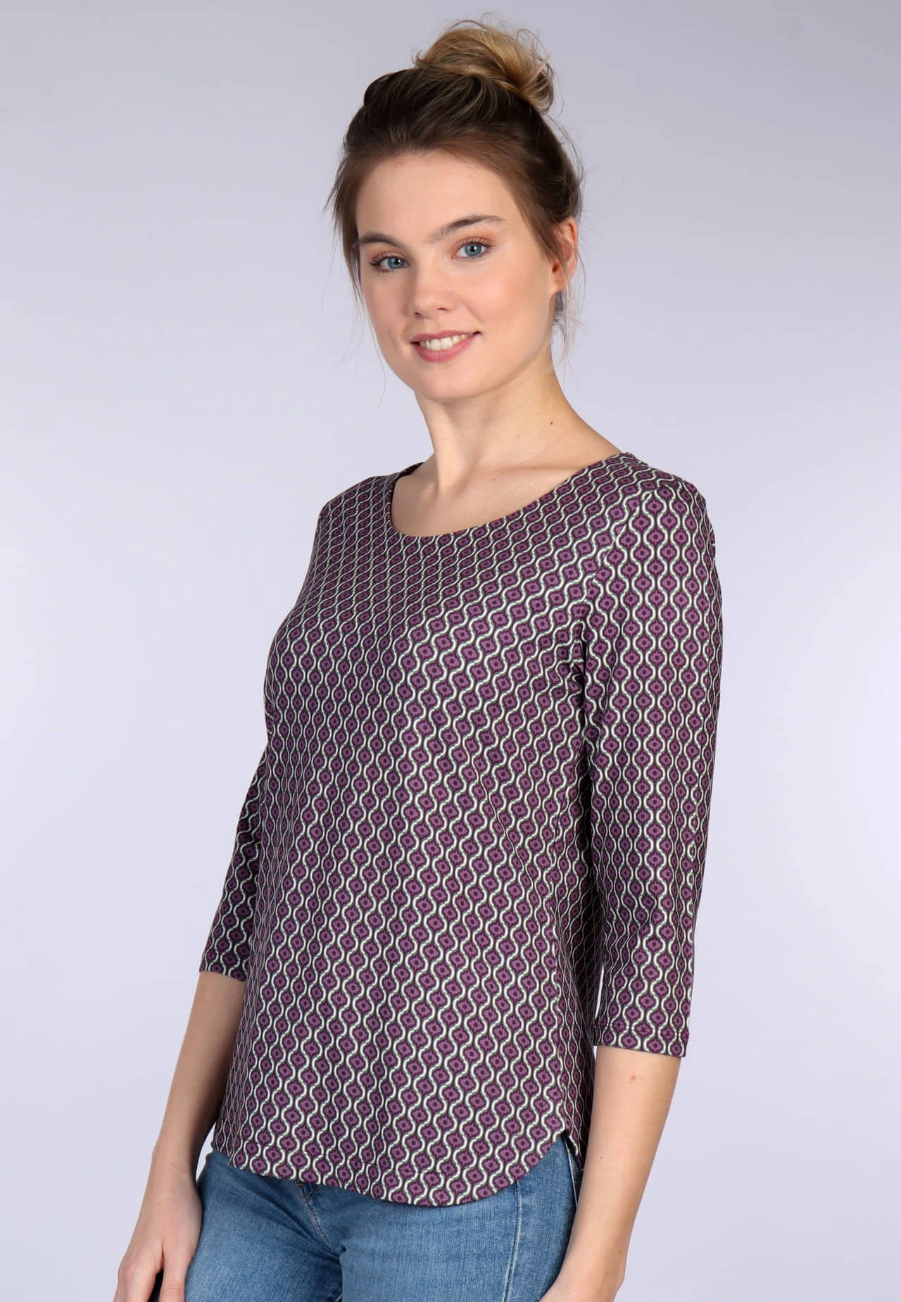 Shirt Sontje - Plum – Bild 2