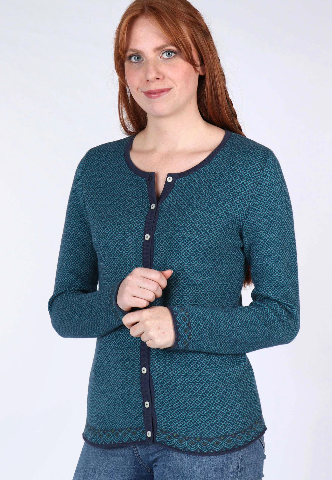 Strickjacke Helena - Navy – Bild 4
