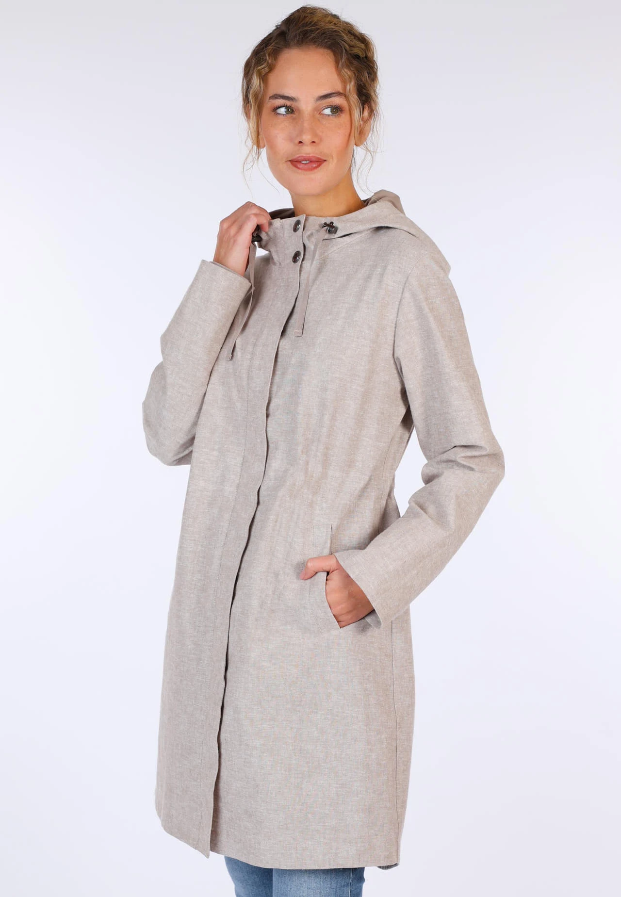 Mantel Eevi- Sand – Bild 4