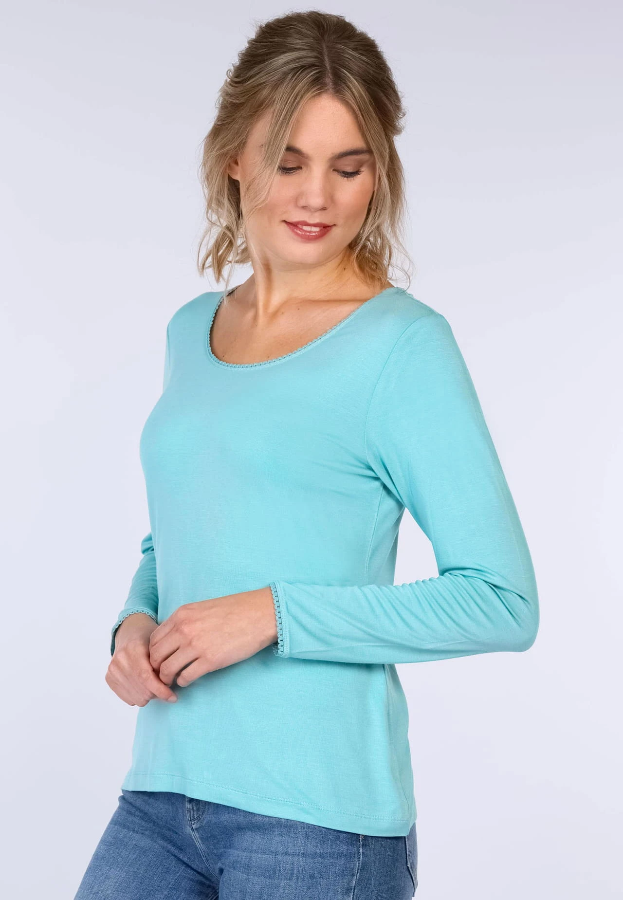 Langarmshirt Philia- Wave – Bild 4