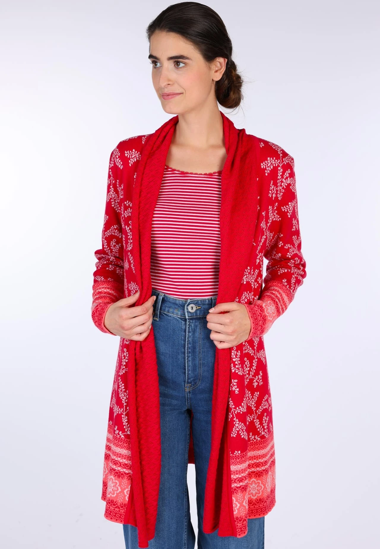 Strickjacke Fredoline - Rubin – Bild 4