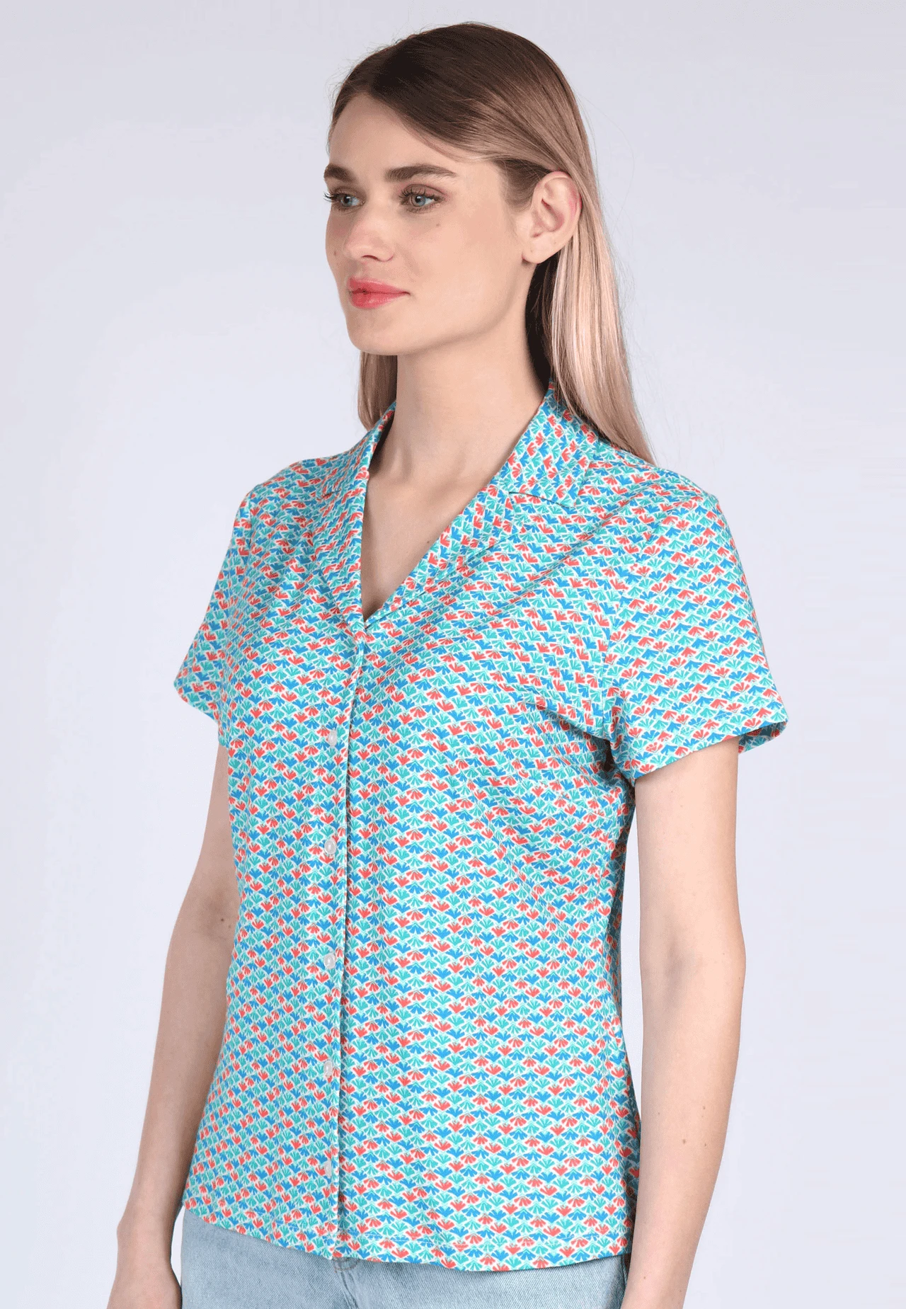 Bluse Celestina Spring Feather - Riviera – Bild 4