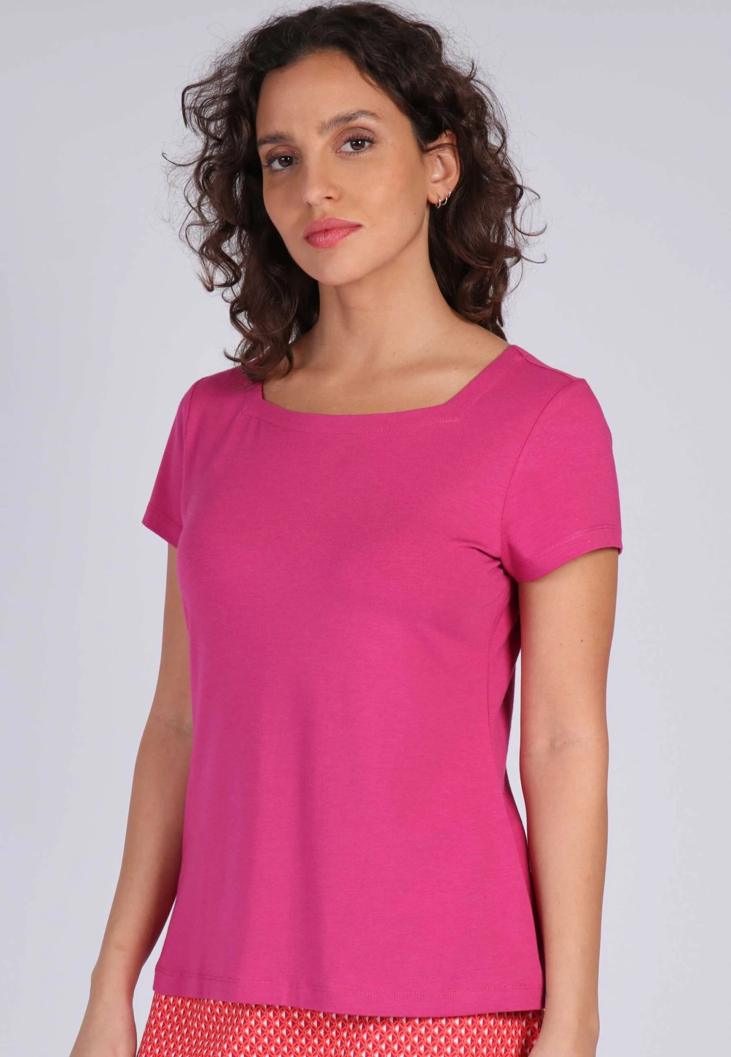 T-Shirt Tal - Magenta – Bild 4