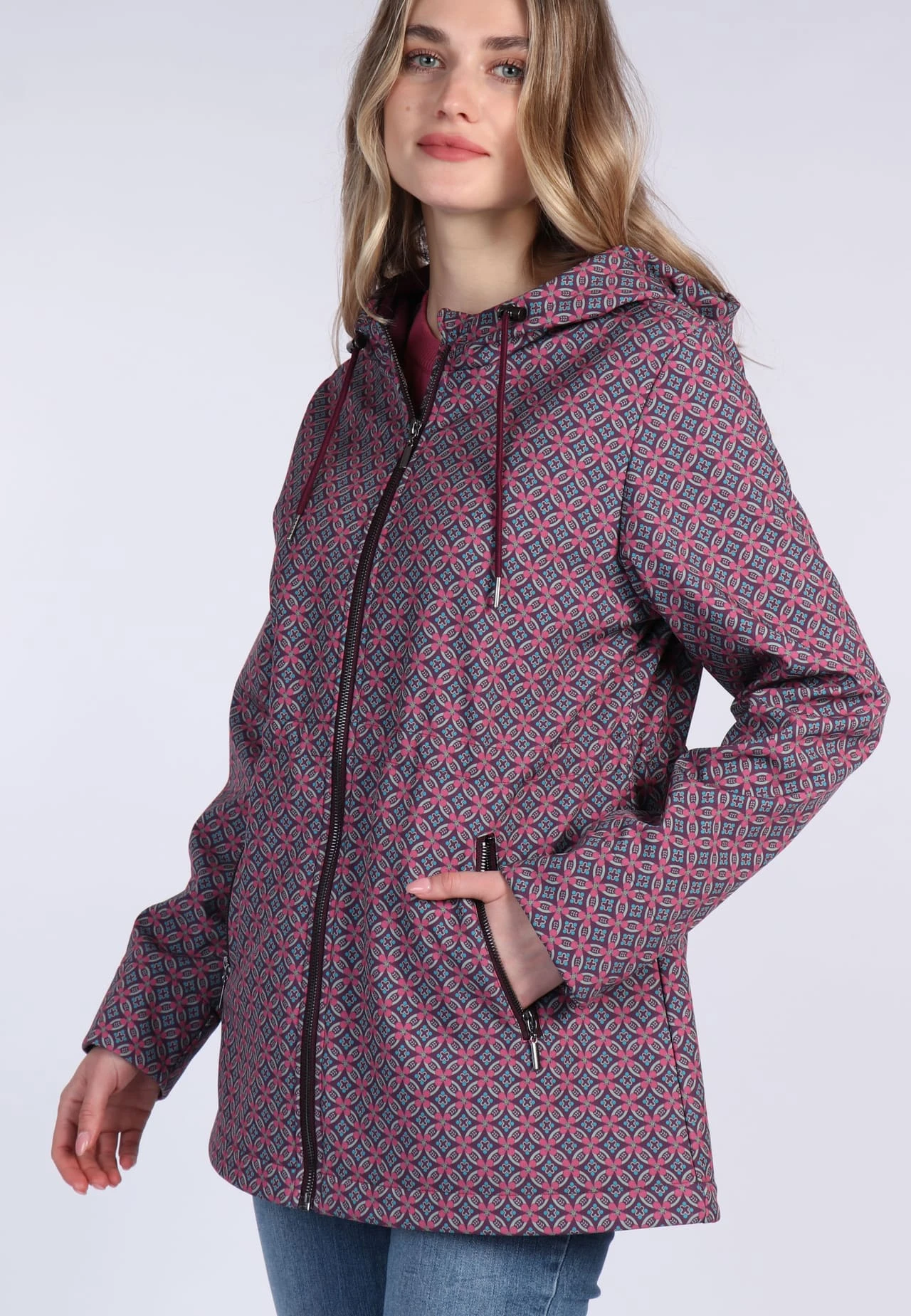 Regenmantel Elaine - Plum – Bild 4