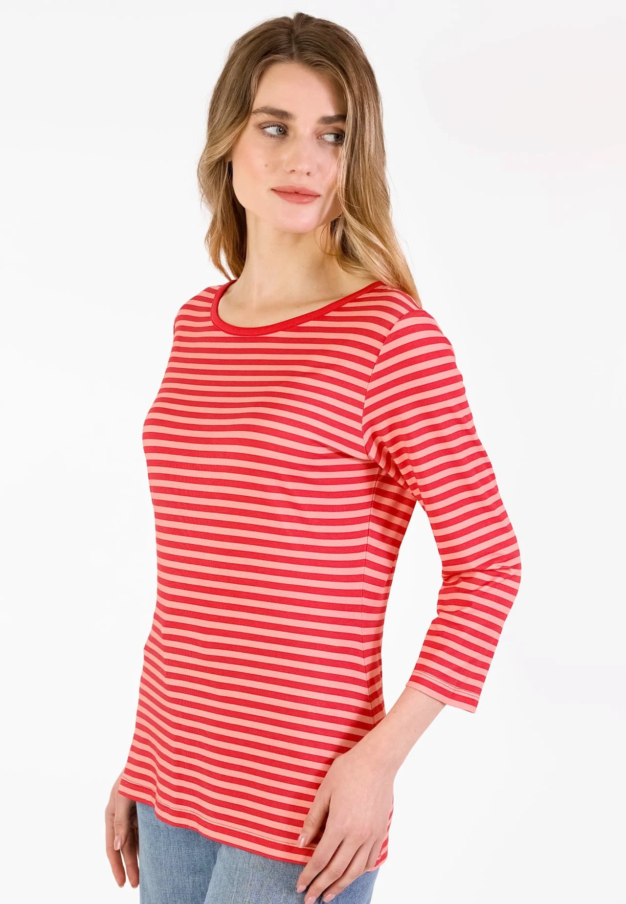 Shirt Ailina Stripe - Poppy – Bild 4