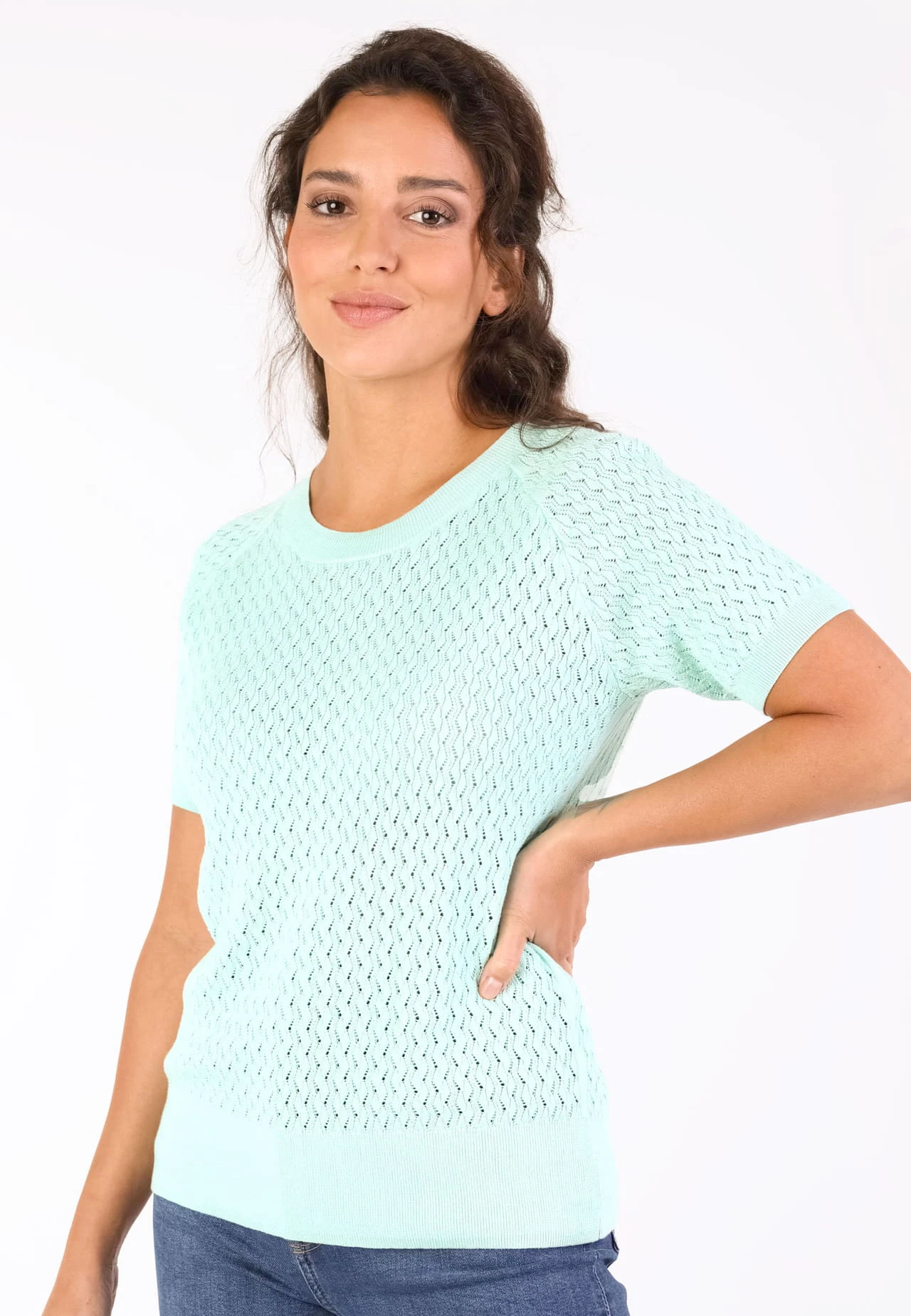 Pullover Lina- Fresh Mint – Bild 4