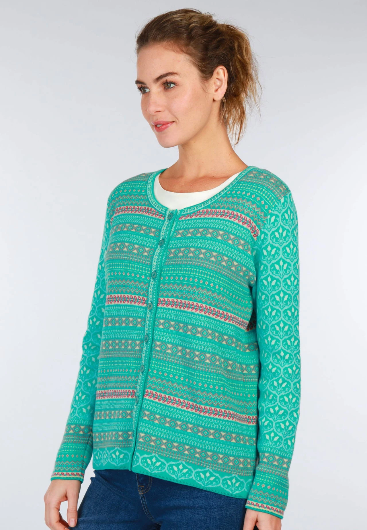 Strickjacke Renee Porcelain - Atlantis – Bild 4