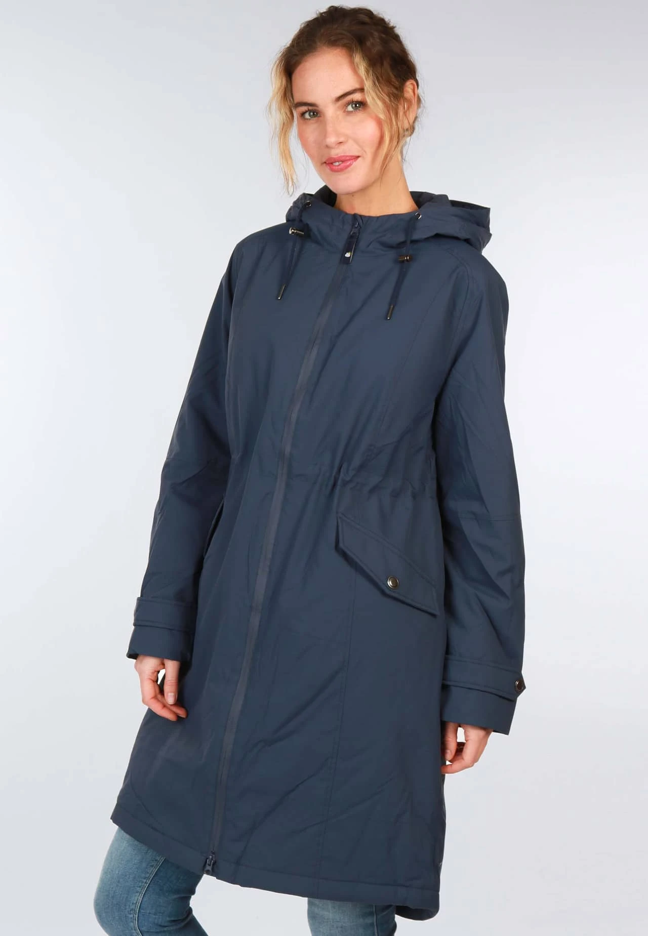 Mantel Neliea- Navy – Bild 4