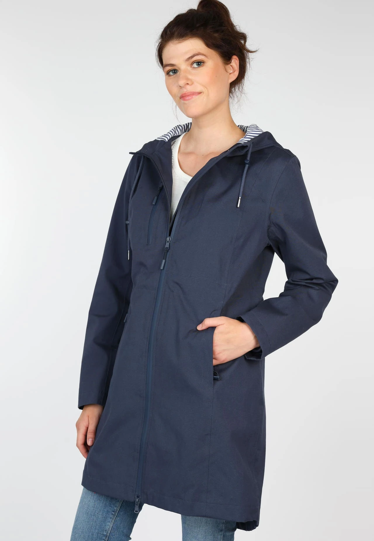 Mantel Venla - Navy – Bild 4