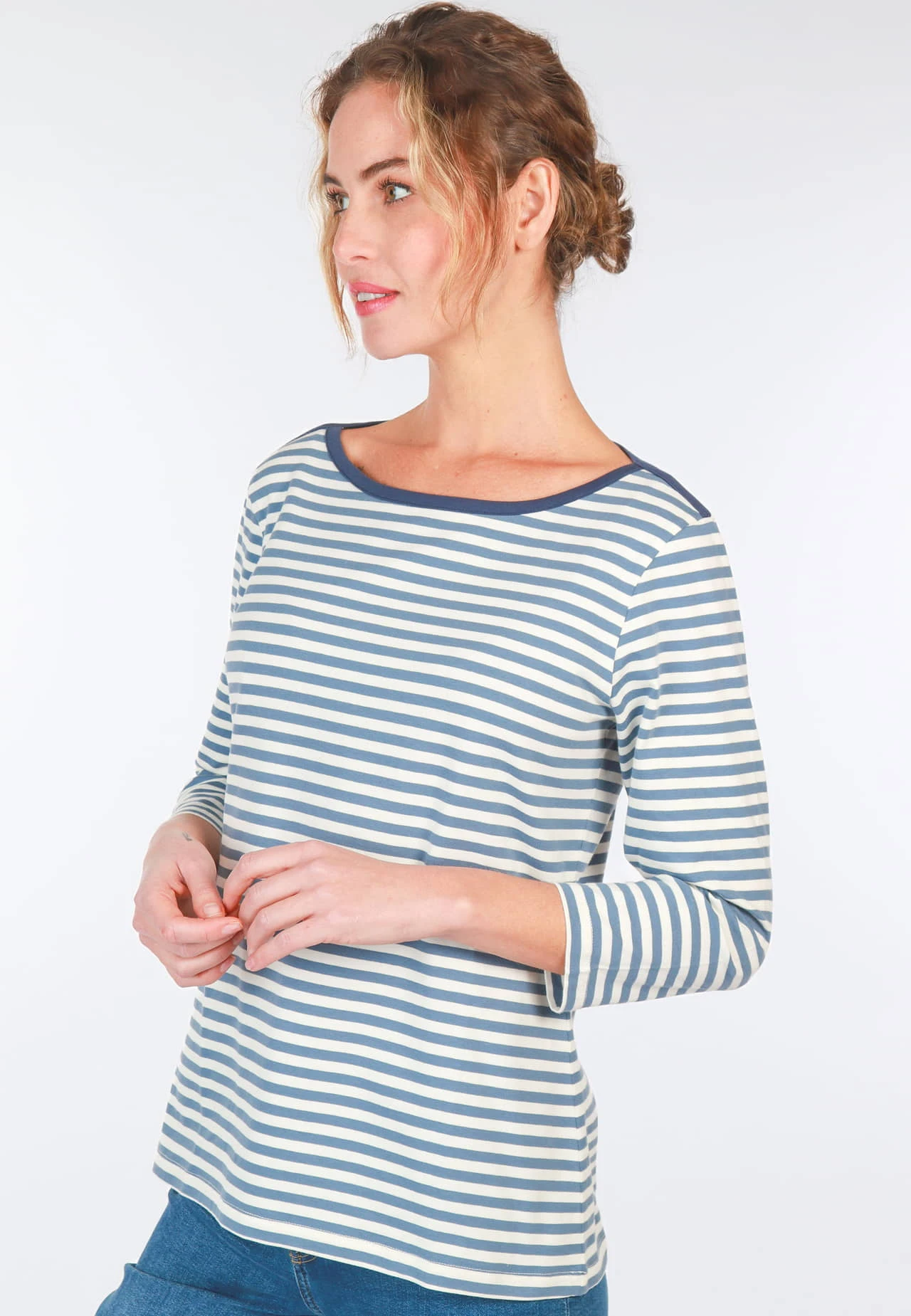 Shirt Daria - Swedish Blue – Bild 4