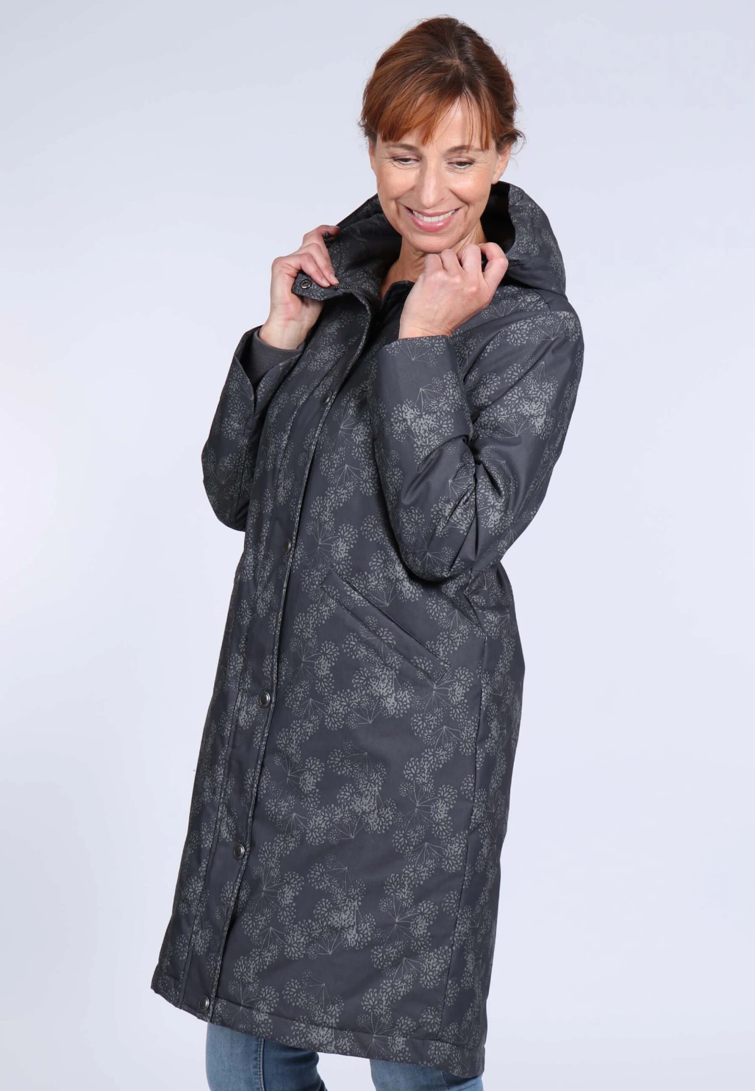 Mantel Syni - Anthracite – Bild 4