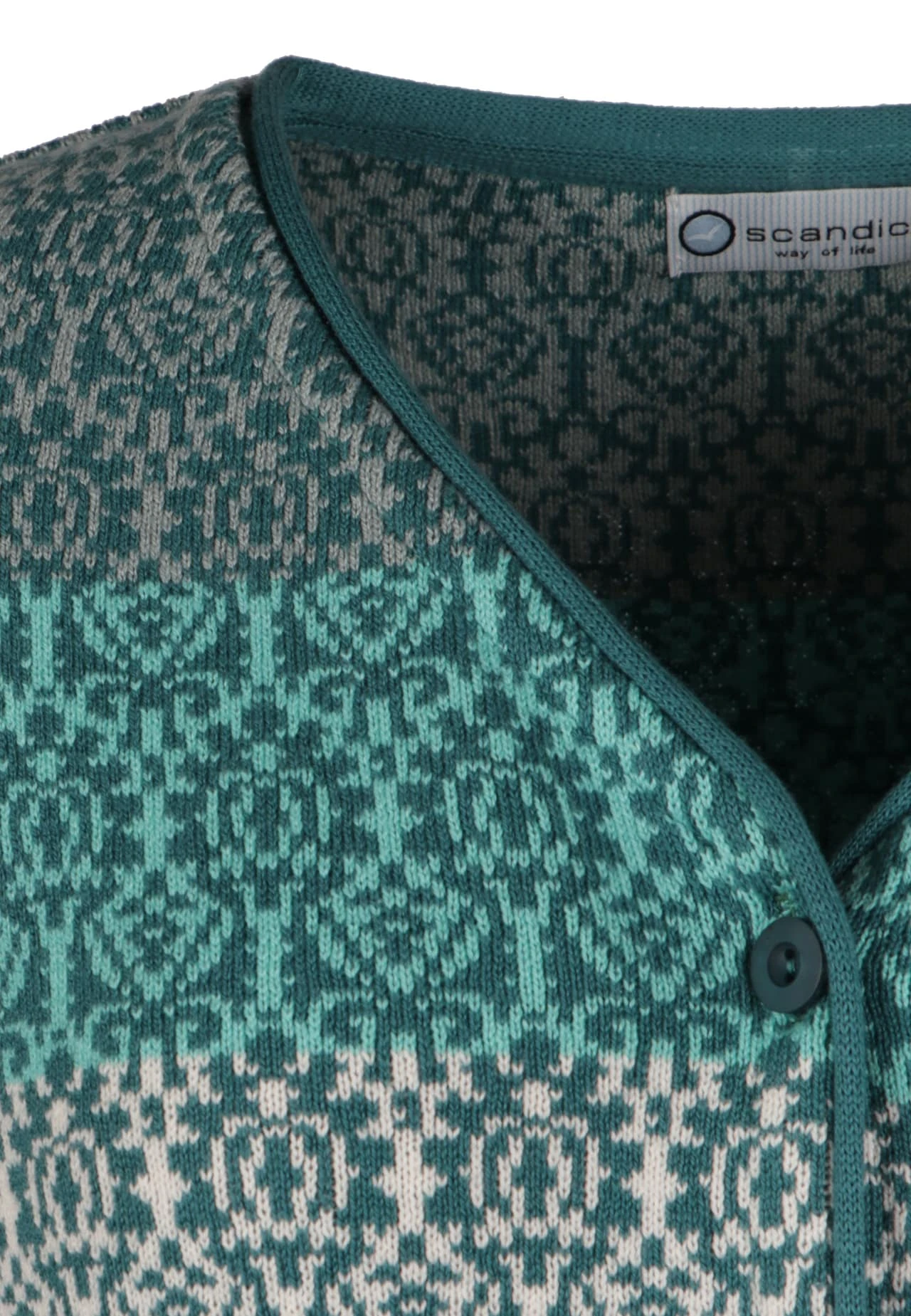 Strickjacke Christa Odense - Deep Ocean – Bild 2