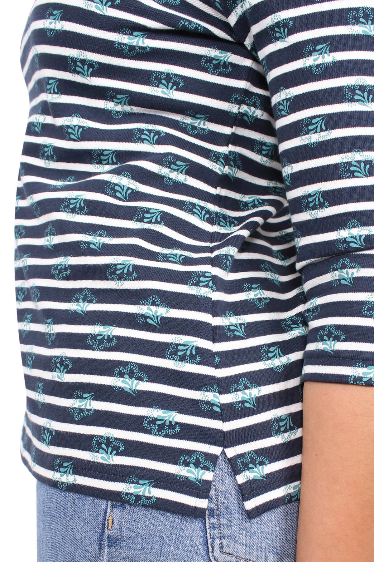 Sweater Holma Print - Navy – Bild 6