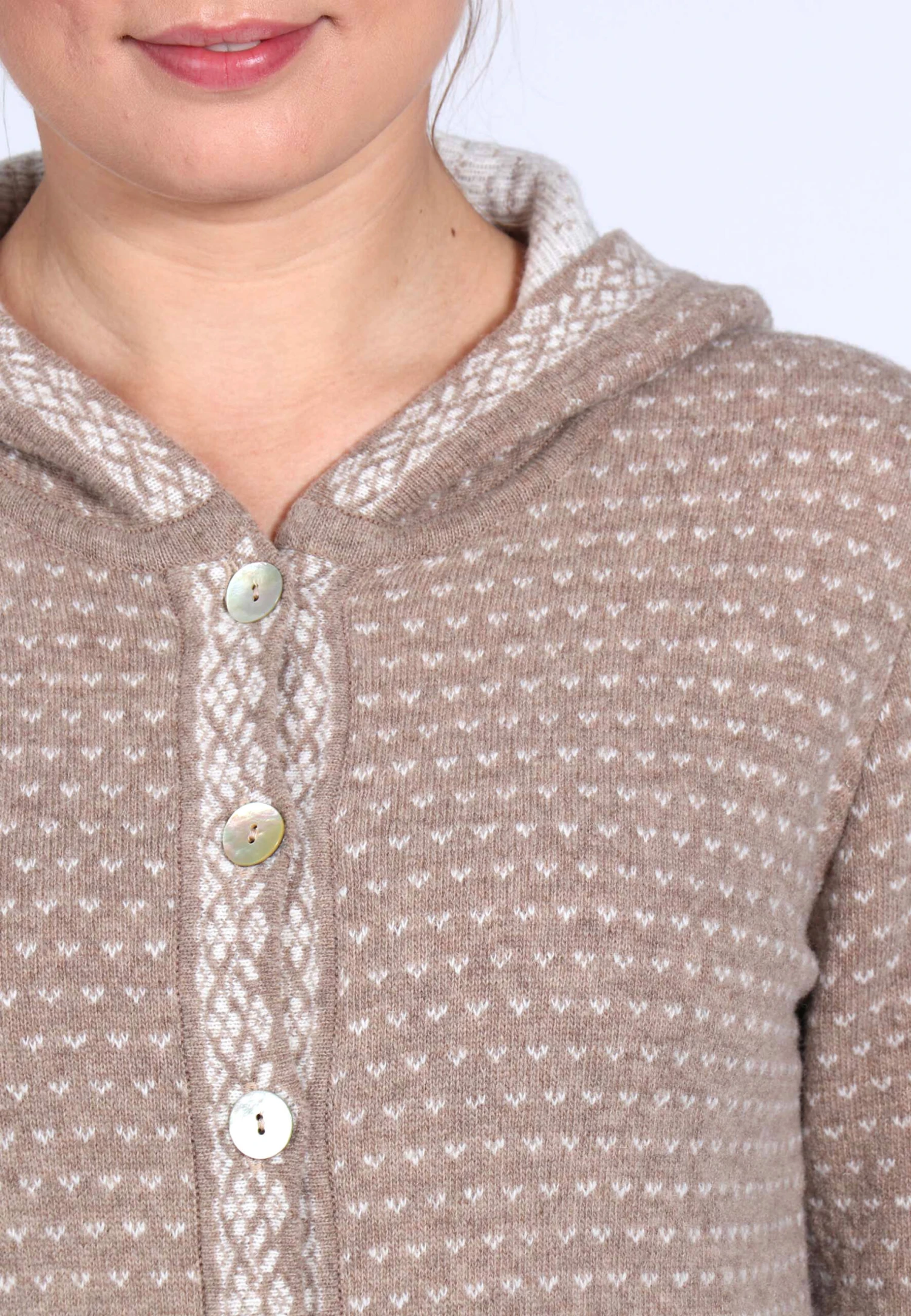 Strickmantel Ann - Camel – Bild 5