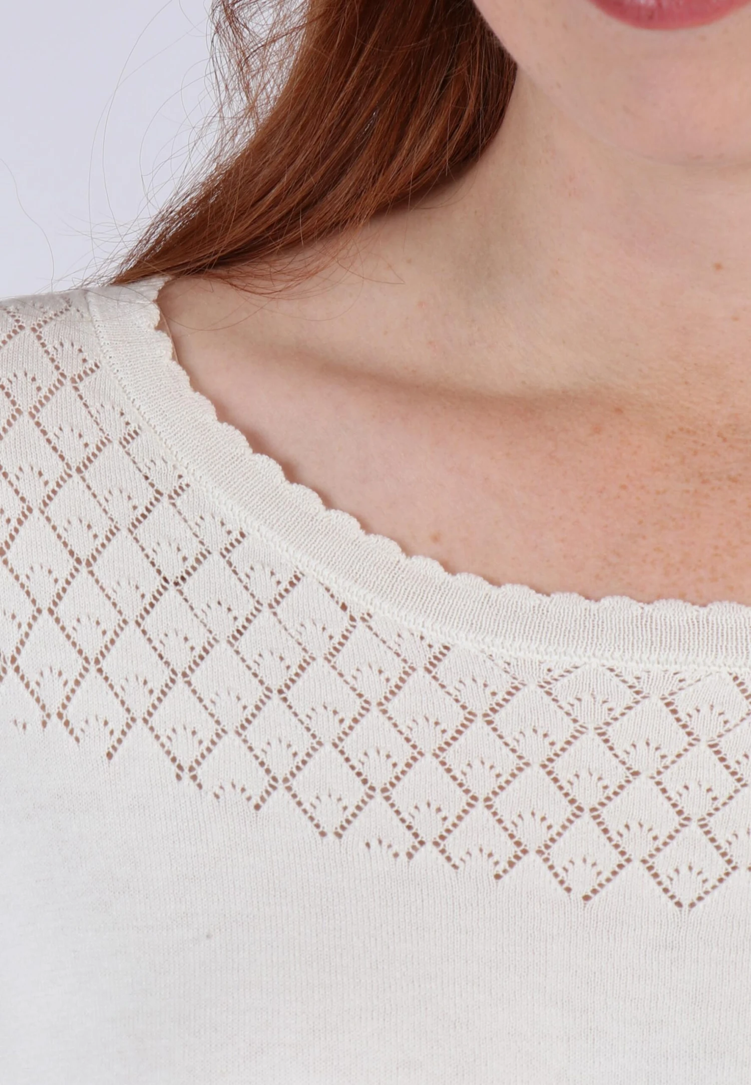 Strickpullover Dafne- Ivory – Bild 5