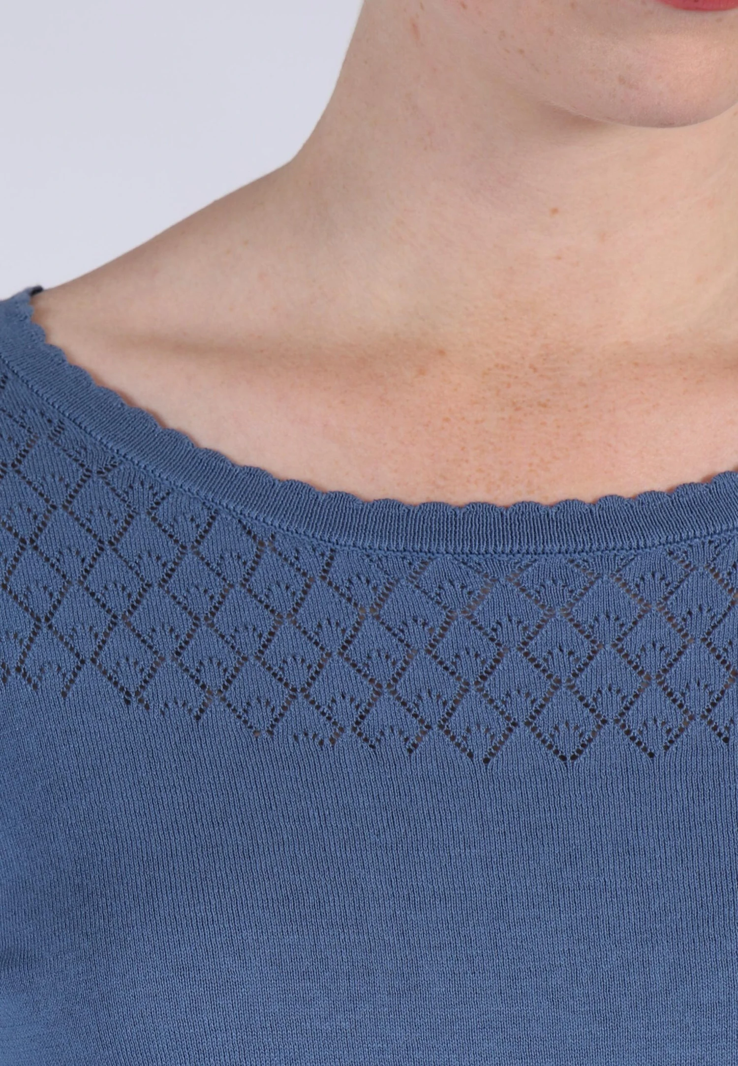 Strickpullover Dafne- Fjord – Bild 5