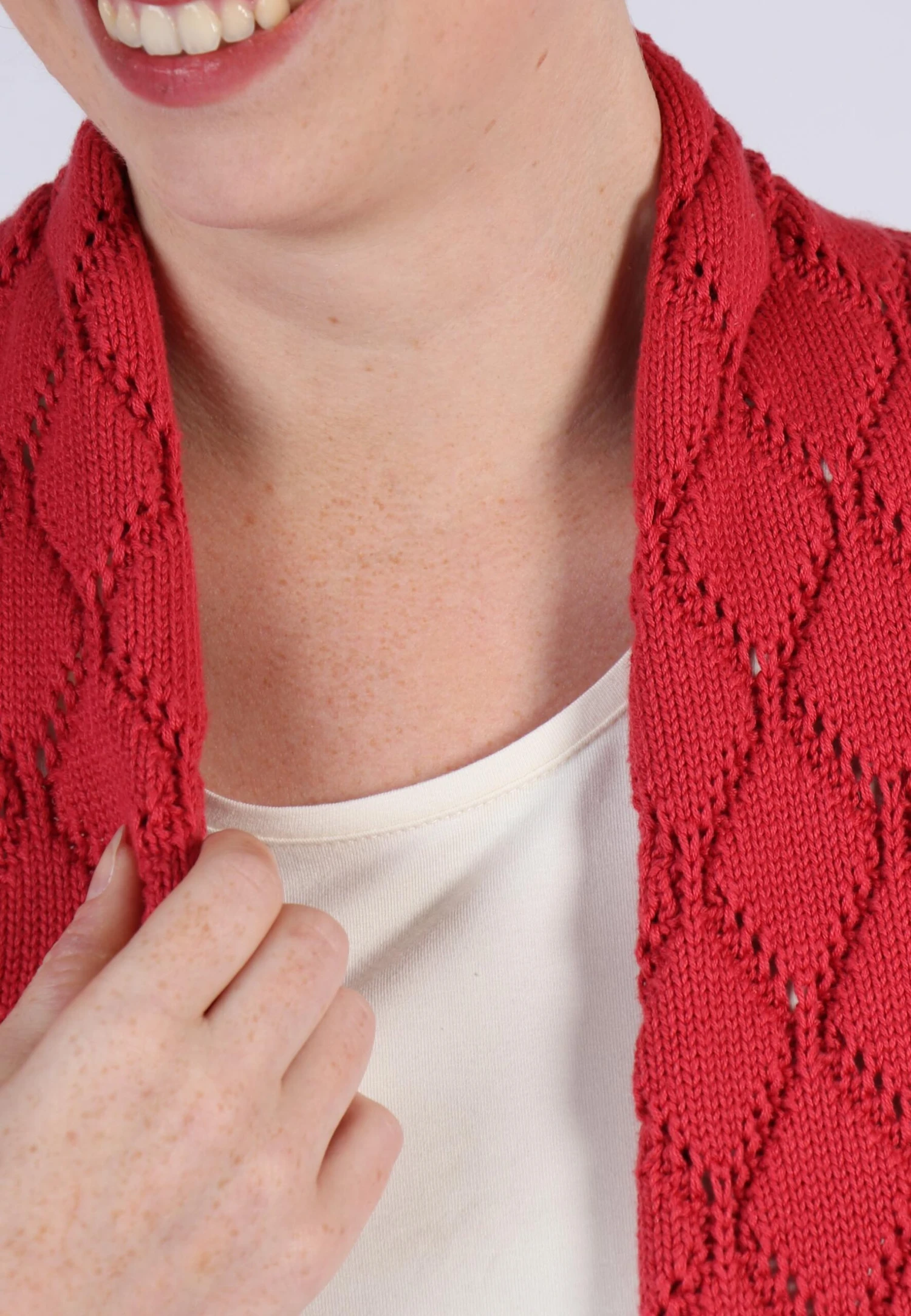 Strickmantel Ebbie - Cardinal – Bild 5