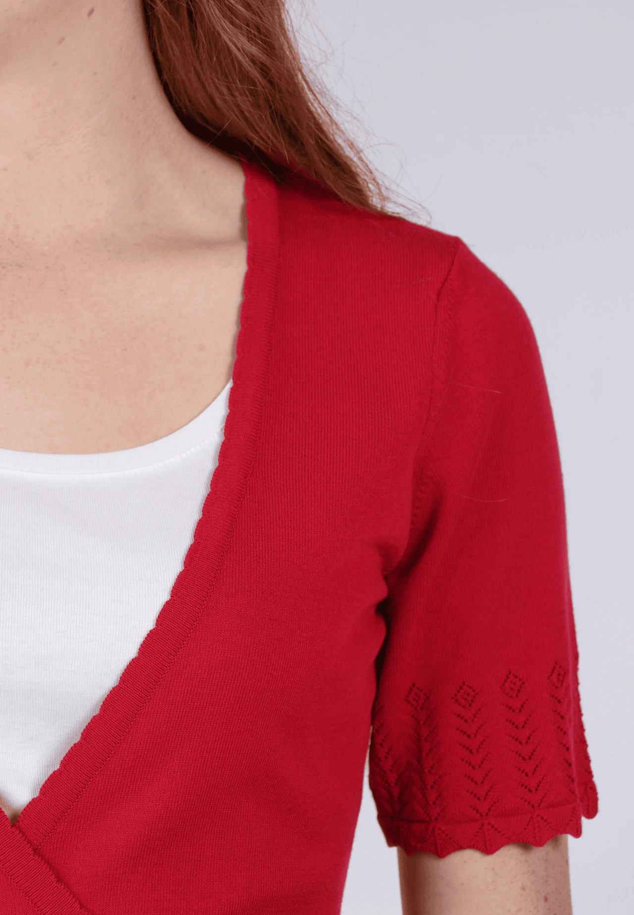 Strickjacke Suki - Rubin – Bild 5