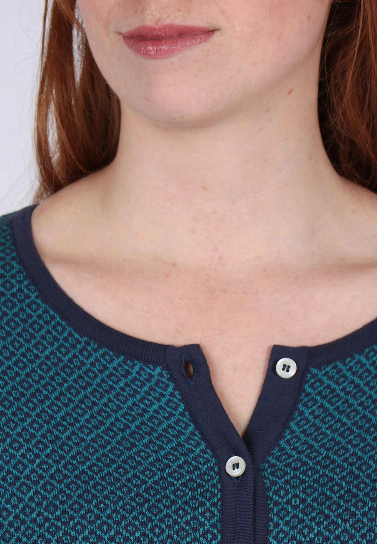 Strickjacke Helena - Navy – Bild 5