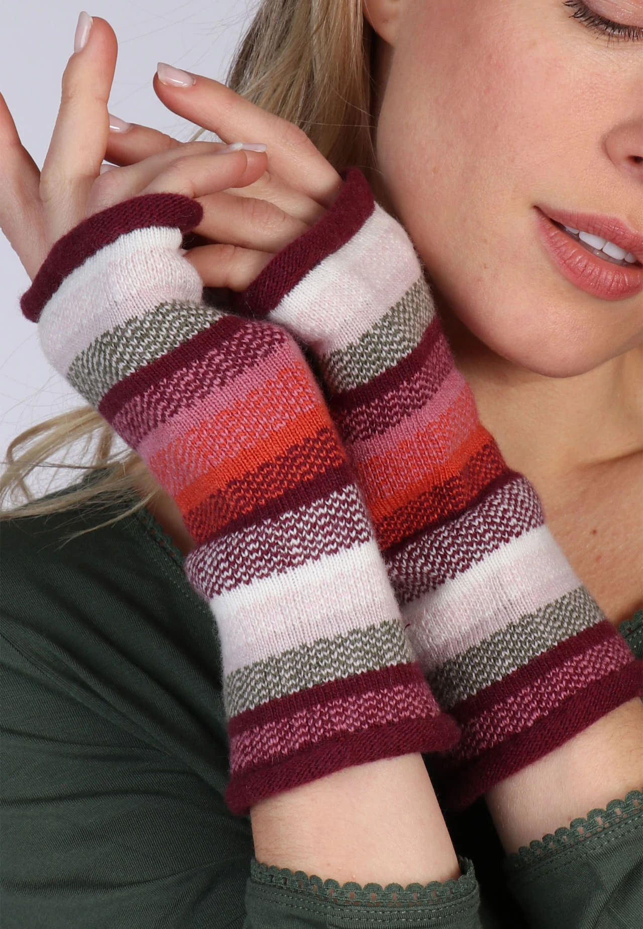 Handstulpe Alice Multi - Wine – Bild 4