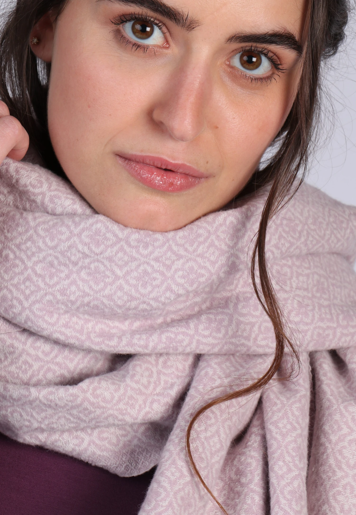 Schal Damask - Rose – Bild 4