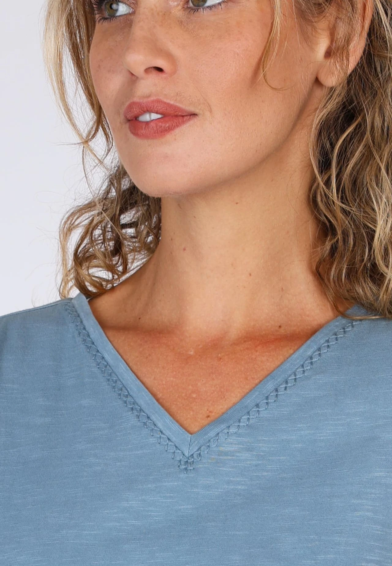 T-Shirt Lale - Swedish Blue – Bild 5