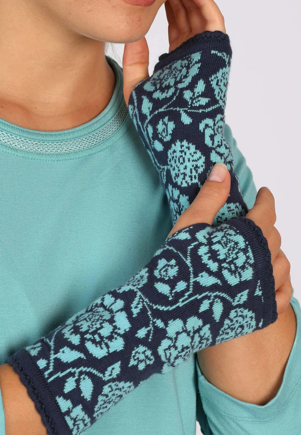 Handstulpen Lucy - Navy – Bild 4