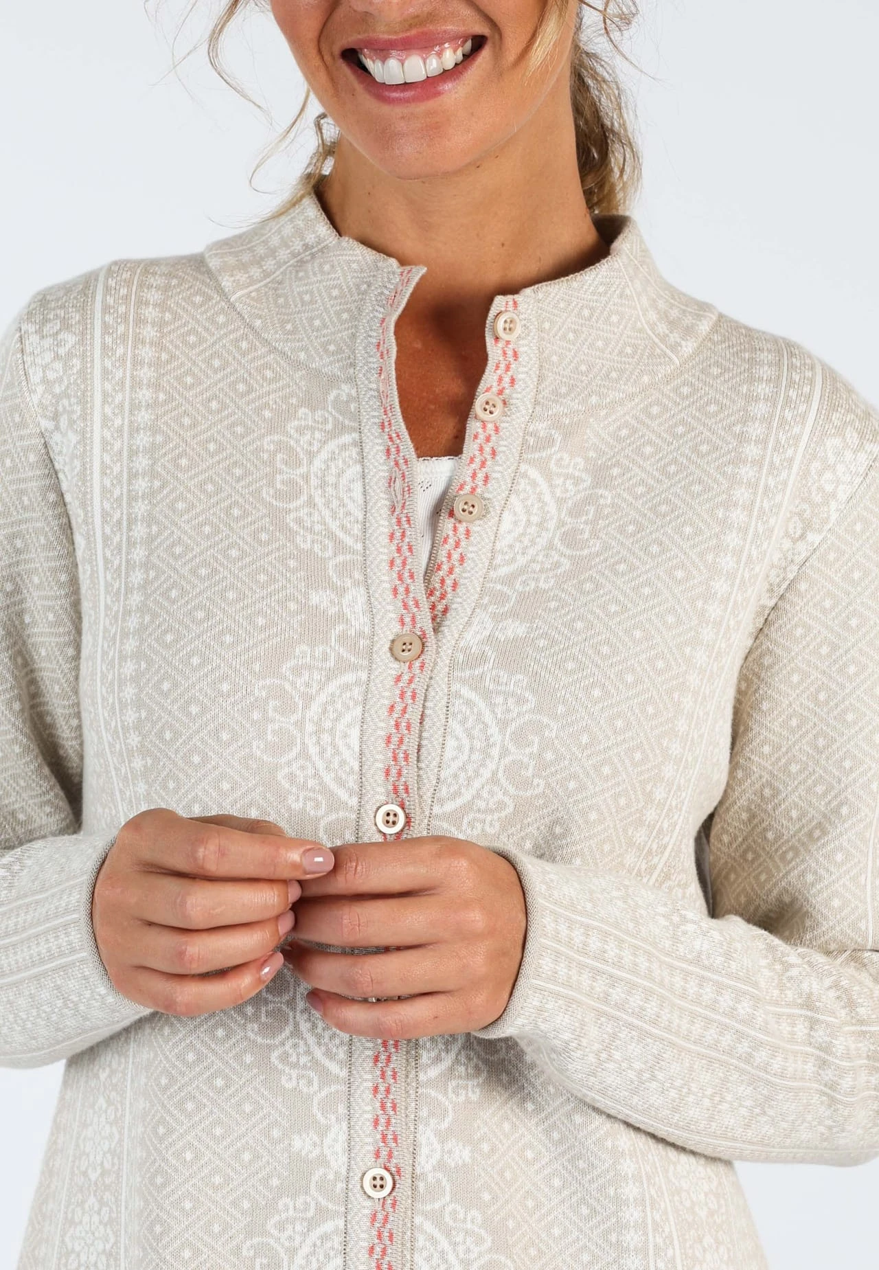 Strickmantel Maite - Sand – Bild 5