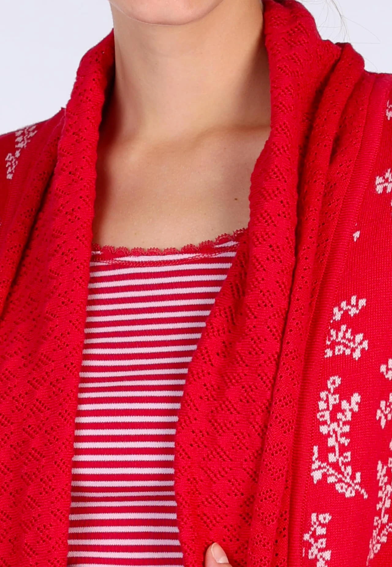 Strickjacke Fredoline - Rubin – Bild 5