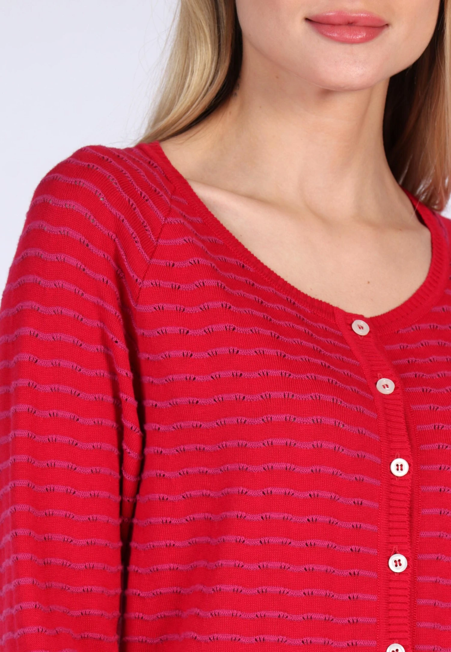 Strickjacke Patie - Rubin – Bild 5