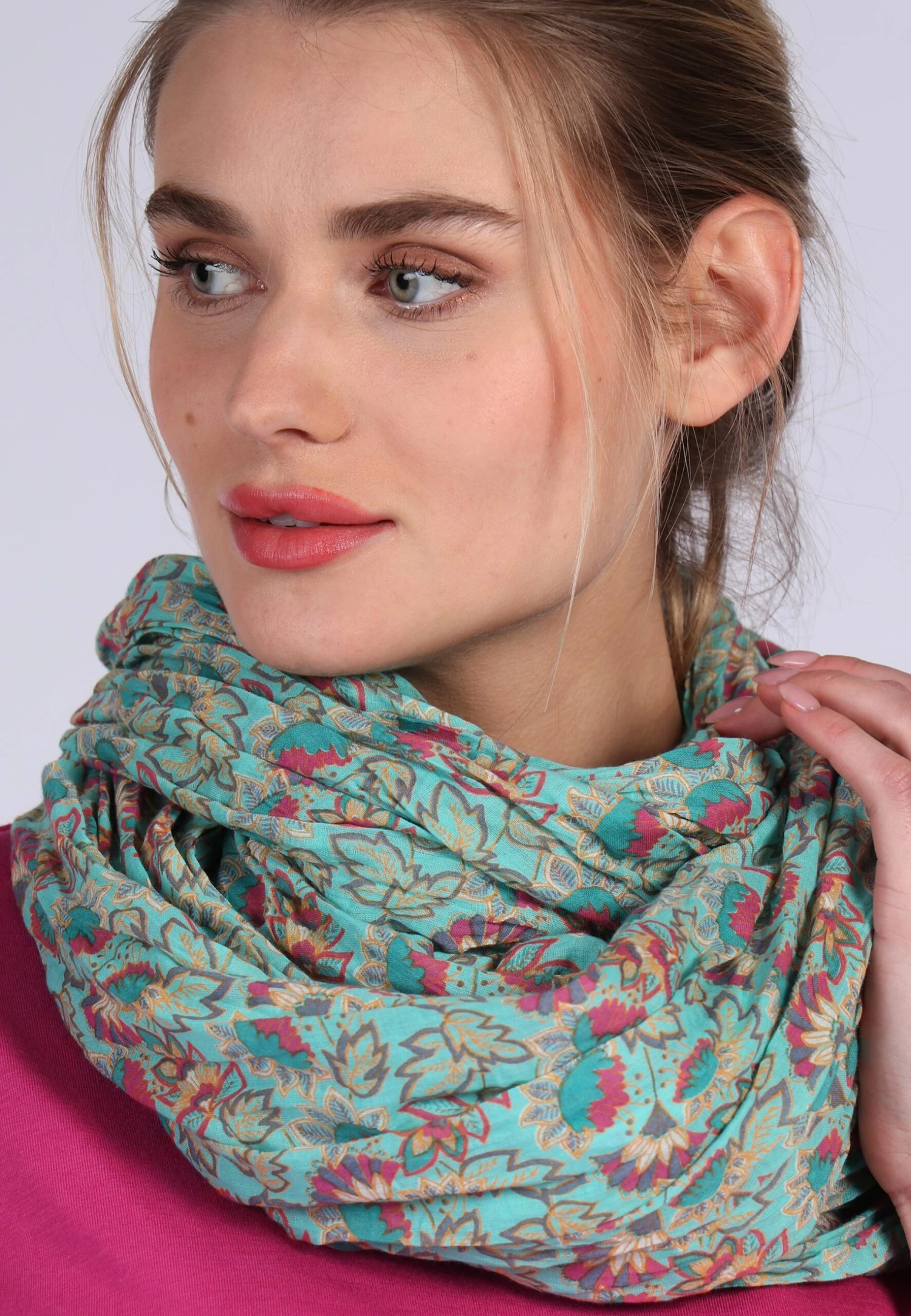 Tuch Ori Oriental Flower - Pool – Bild 3