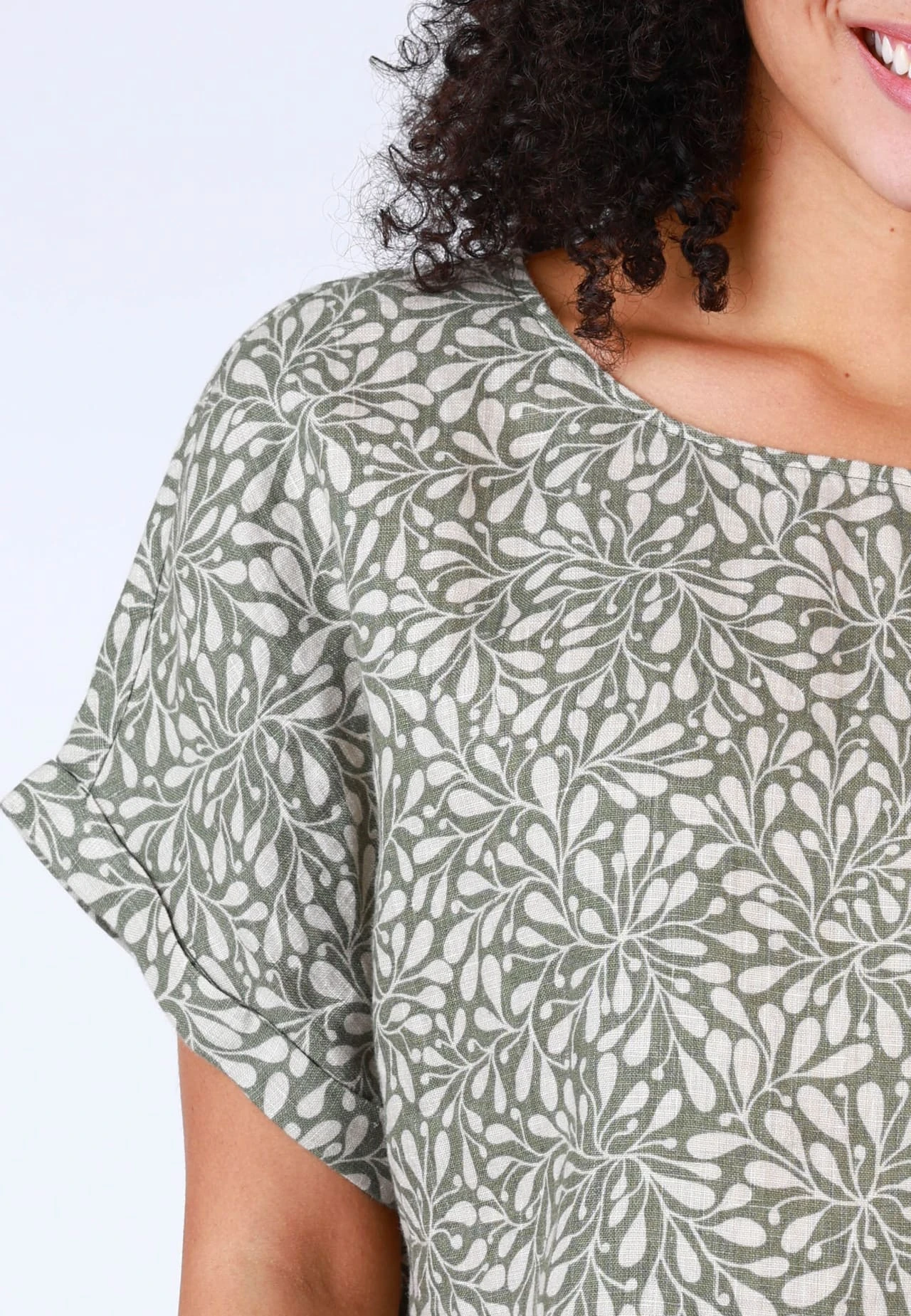 Bluse Arlyn Coral - Olive – Bild 5