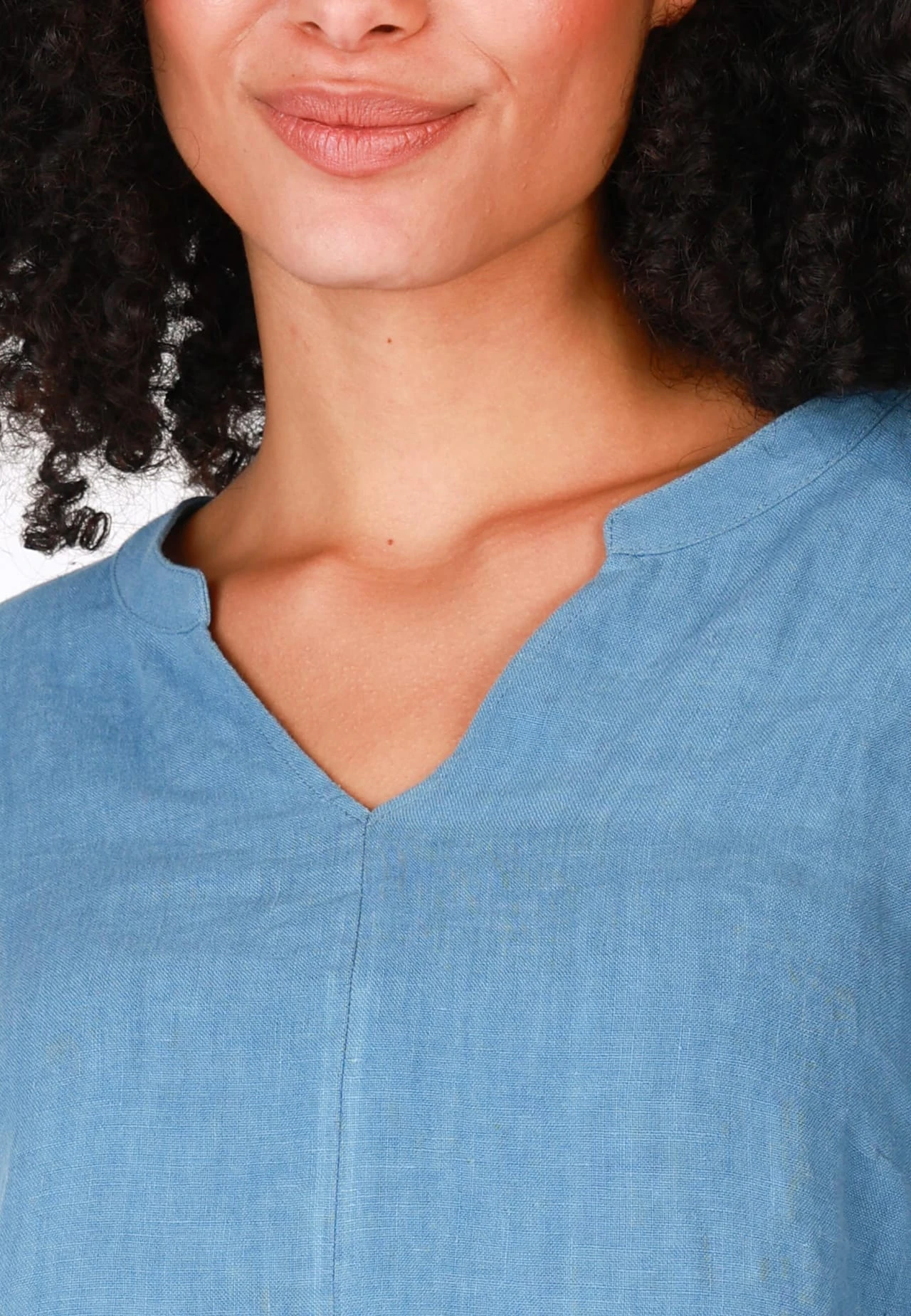 Bluse Emina - Swedish Blue – Bild 5